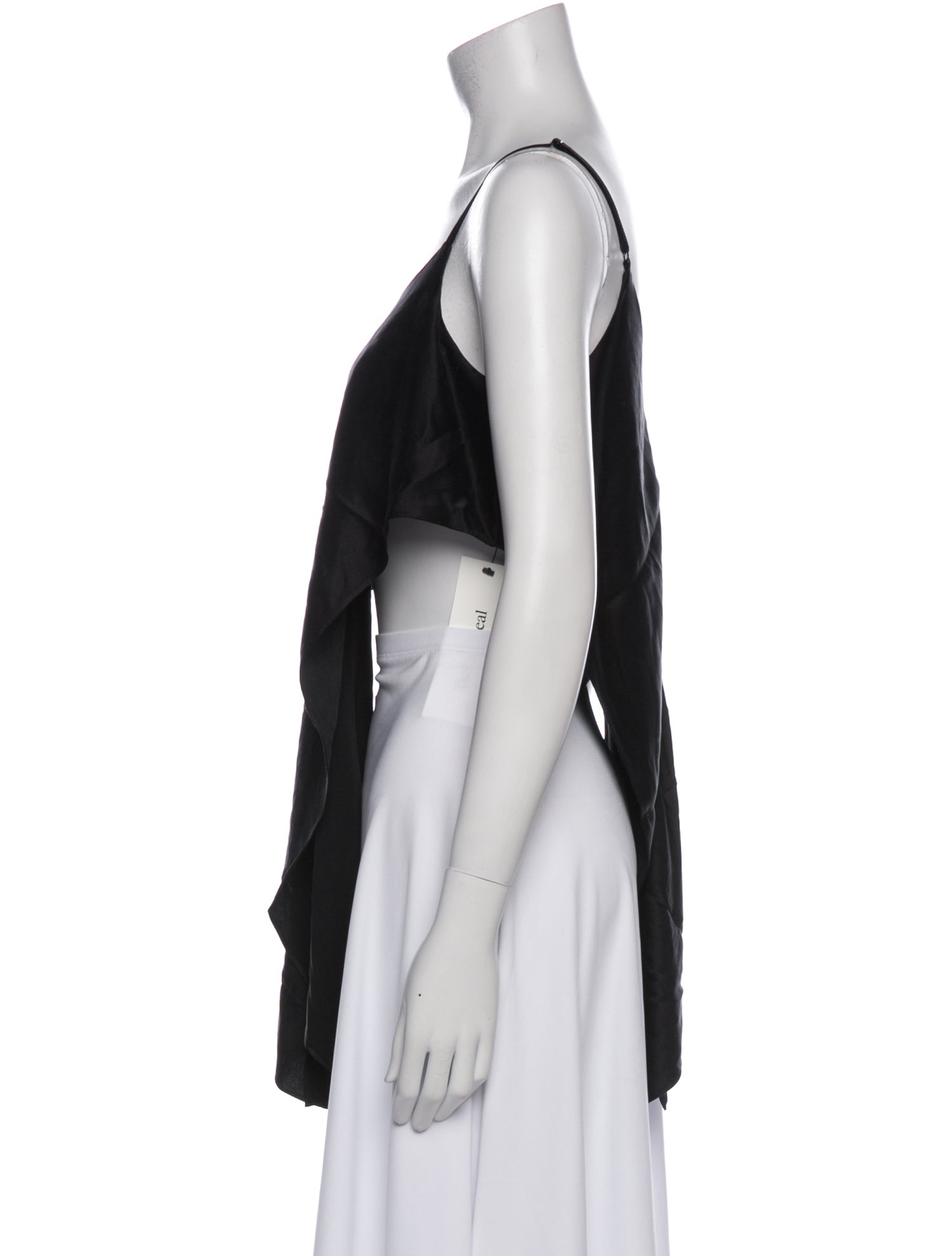 T by Alexander Wang Silk V-Neck Top