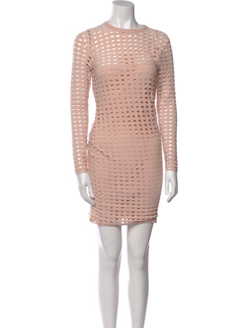 T by Alexander Wang Bateau Neckline Mini Dress