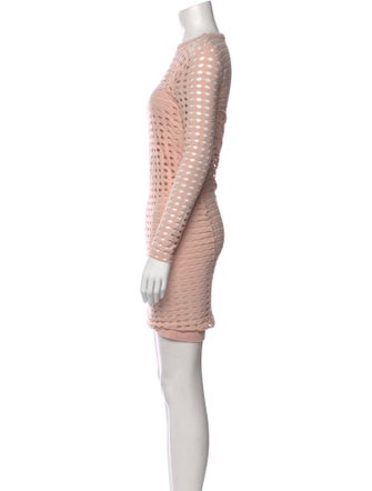 T by Alexander Wang Bateau Neckline Mini Dress