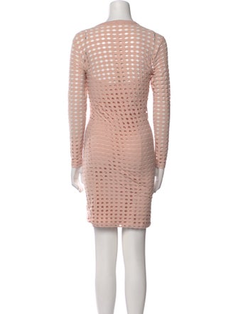 T by Alexander Wang Bateau Neckline Mini Dress