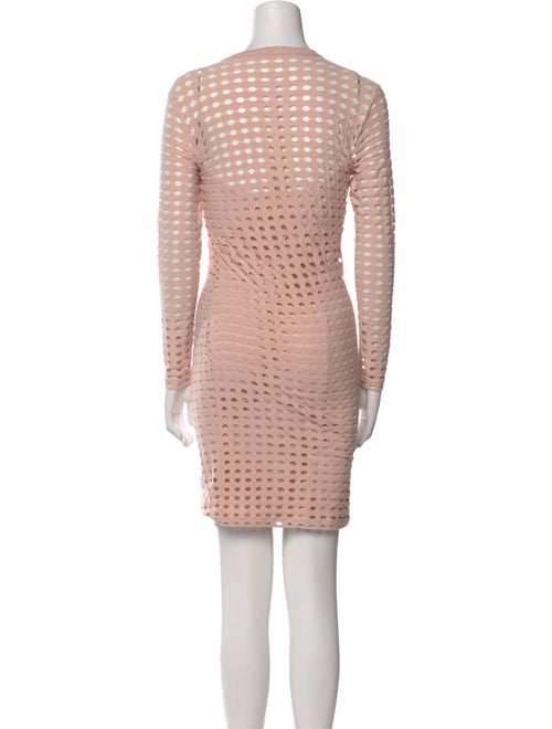 T by Alexander Wang Bateau Neckline Mini Dress