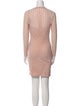 T by Alexander Wang Bateau Neckline Mini Dress