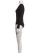 T by Alexander Wang V-Neck Long Sleeve Bodysuit
