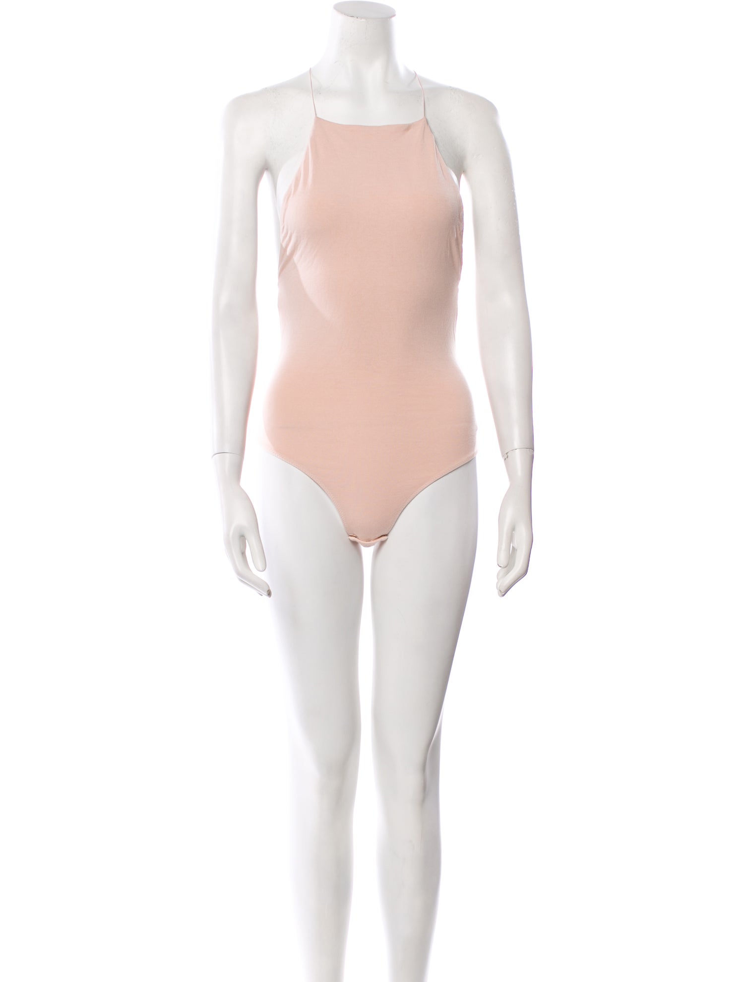 T by Alexander Wang Square Neckline Sleeveless Bodysuit