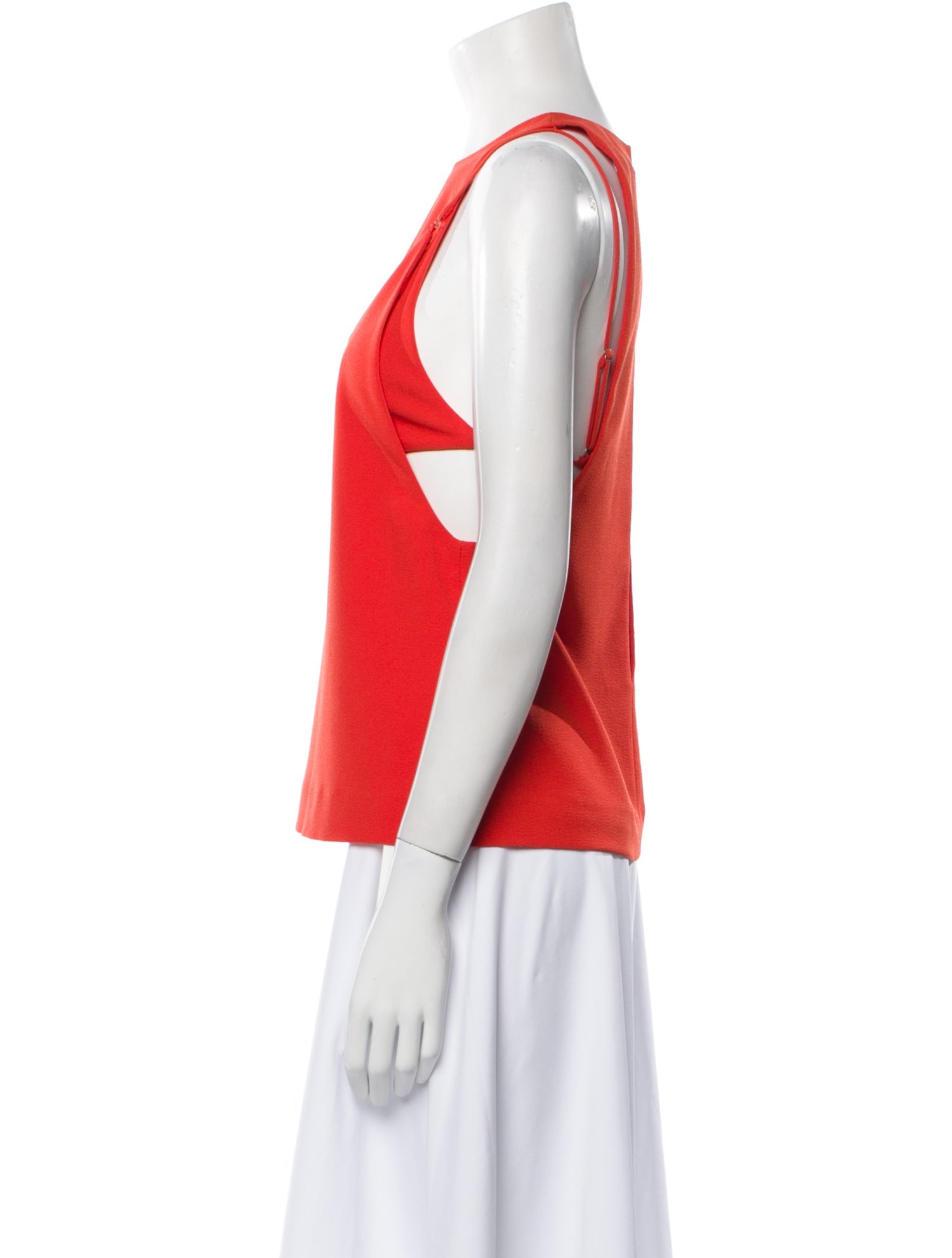 T by Alexander Wang Crew Neck Sleeveless Top