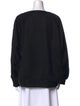 T by Alexander Wang Scoop Neck Long Sleeve Sweatshirt