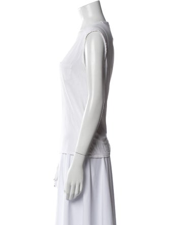 T by Alexander Wang Scoop Neck Sleeveless Top