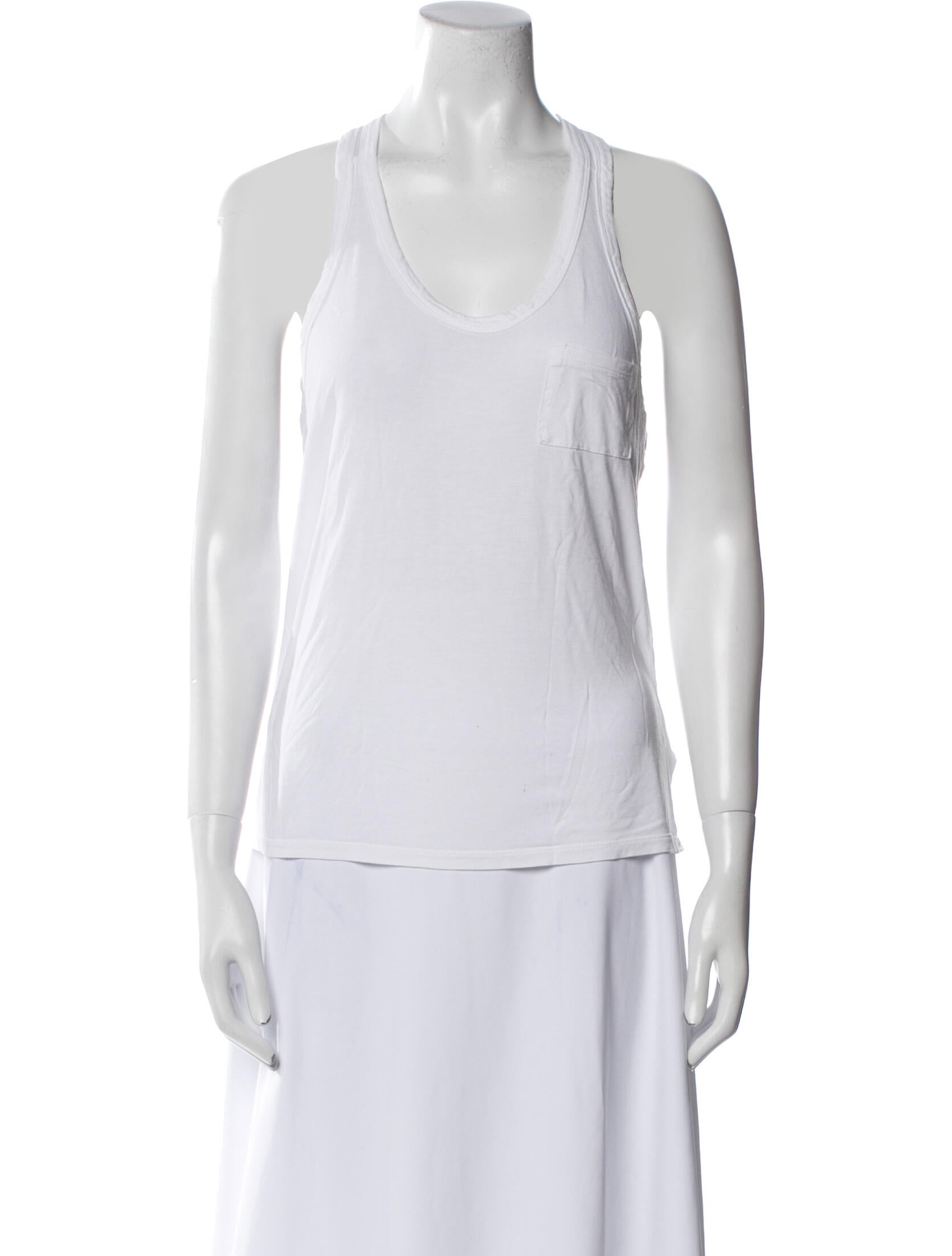 T by Alexander Wang Scoop Neck Sleeveless Top