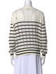 T by Alexander Wang Striped Crew Neck Sweater