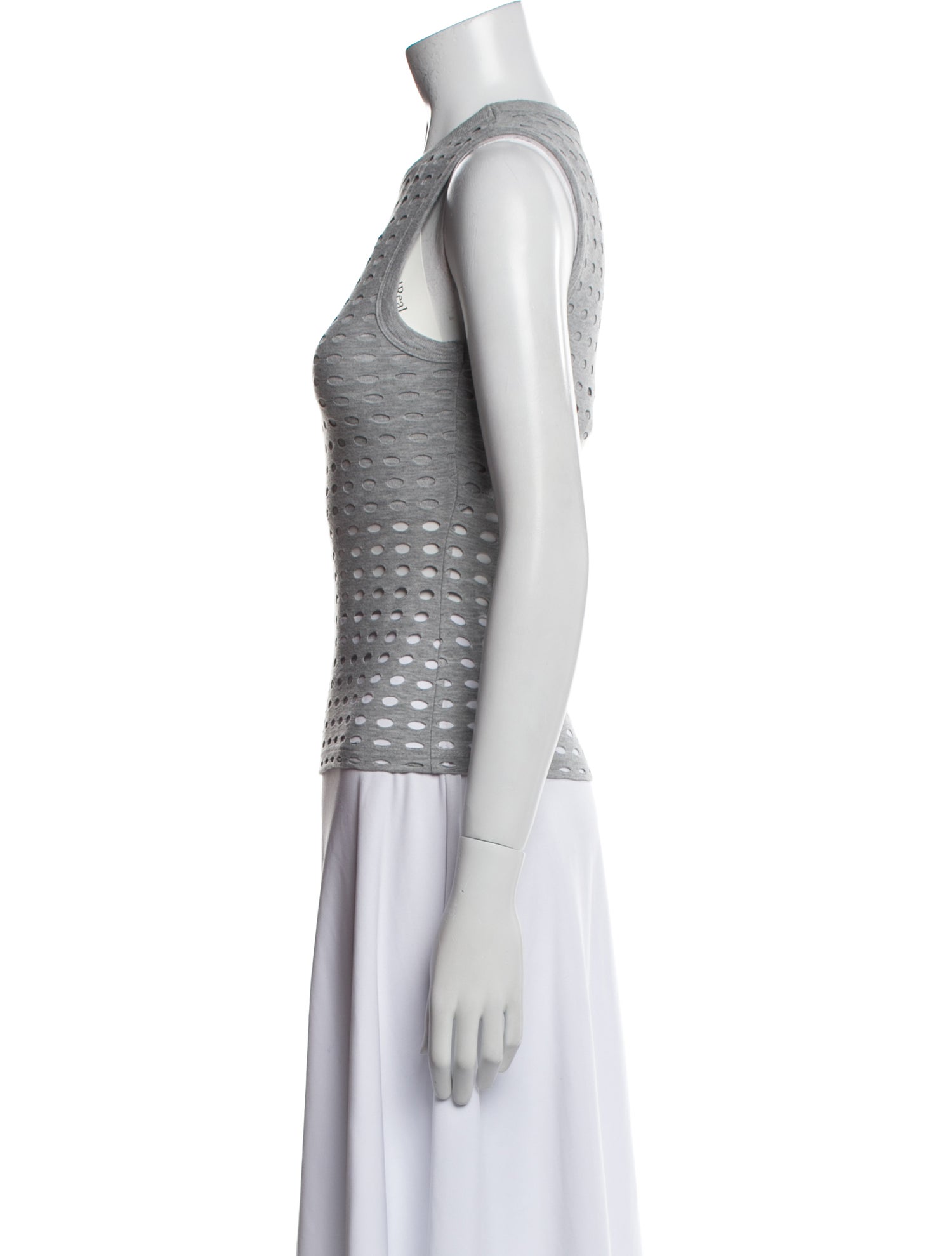 T by Alexander Wang Crew Neck Sleeveless Top