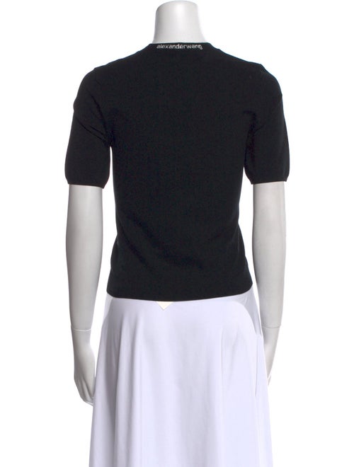 T by Alexander Wang Scoop Neck Short Sleeve T-Shirt