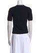 T by Alexander Wang Scoop Neck Short Sleeve T-Shirt