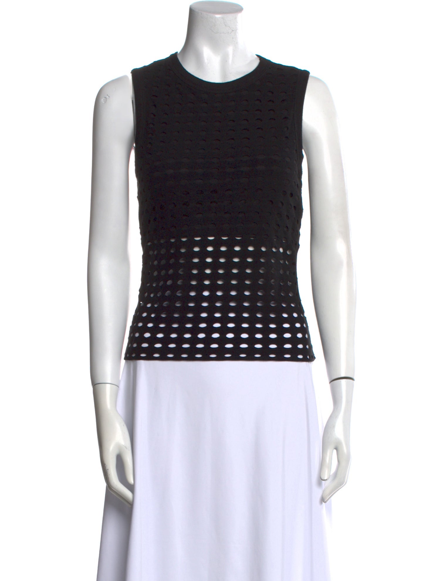 T by Alexander Wang Printed Crew Neck Top