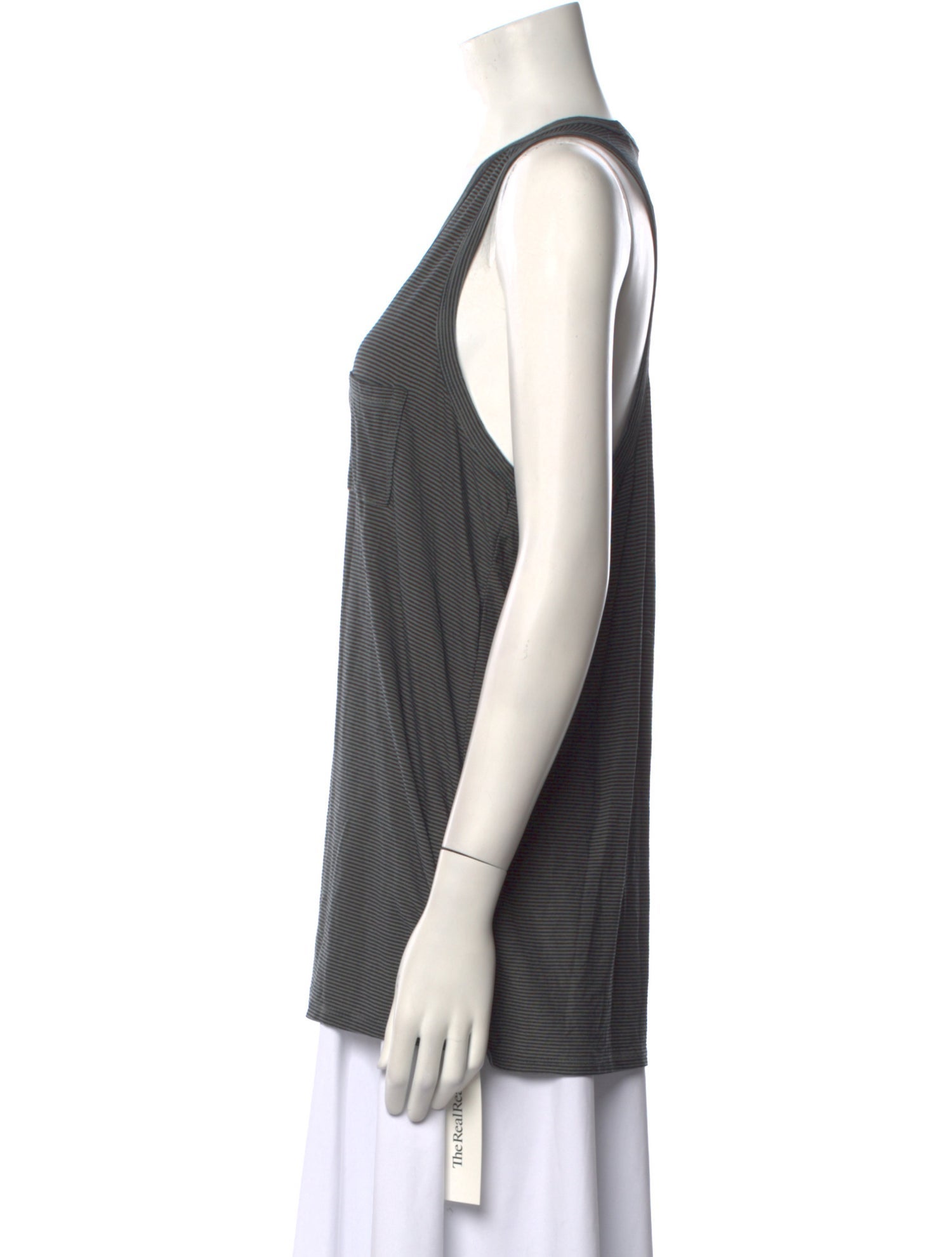T by Alexander Wang Scoop Neck Sleeveless Top