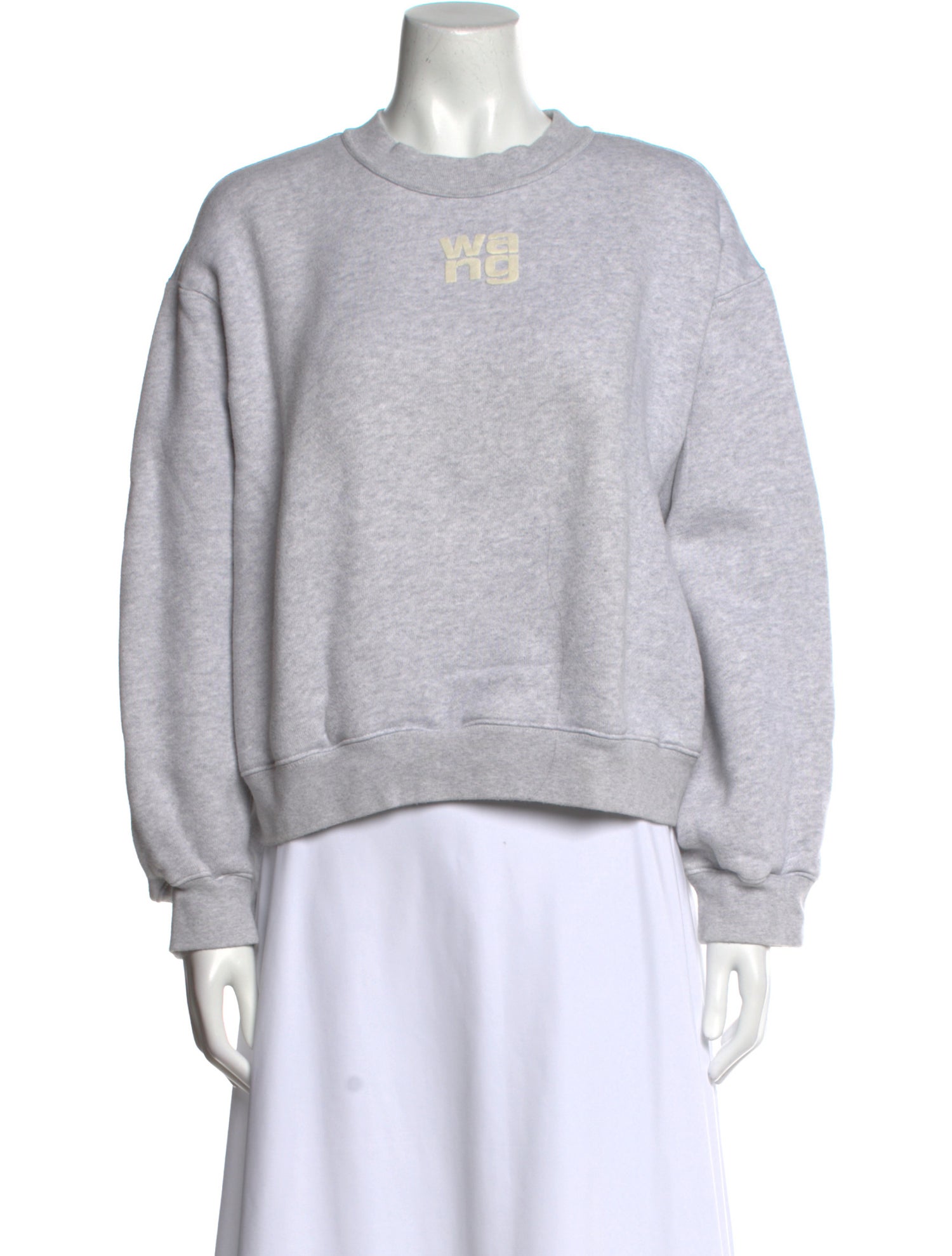 T by Alexander Wang Crew Neck Long Sleeve Sweatshirt
