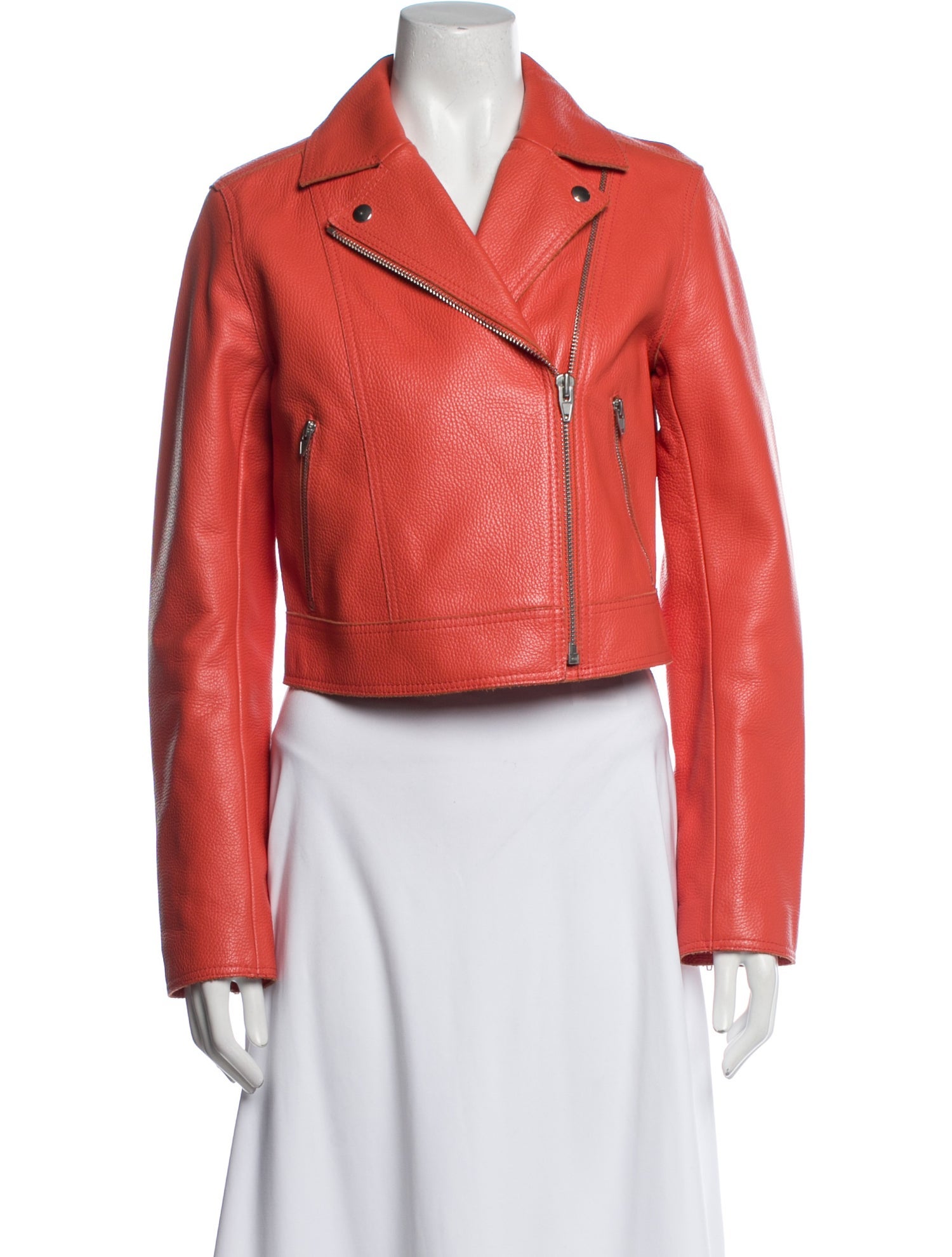 T by Alexander Wang Leather Biker Jacket