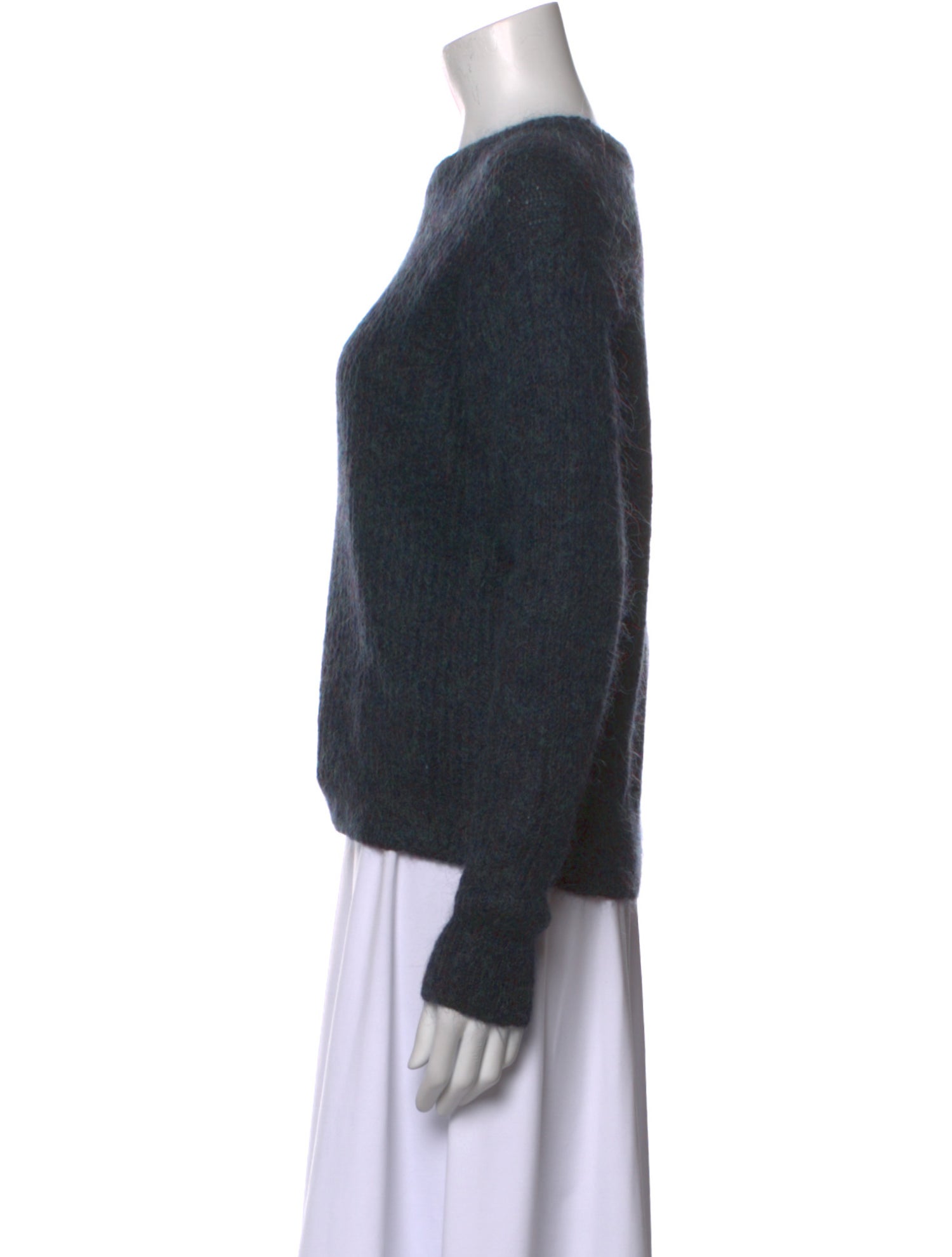 T by Alexander Wang Bateau Neckline Long Sleeve Sweatshirt