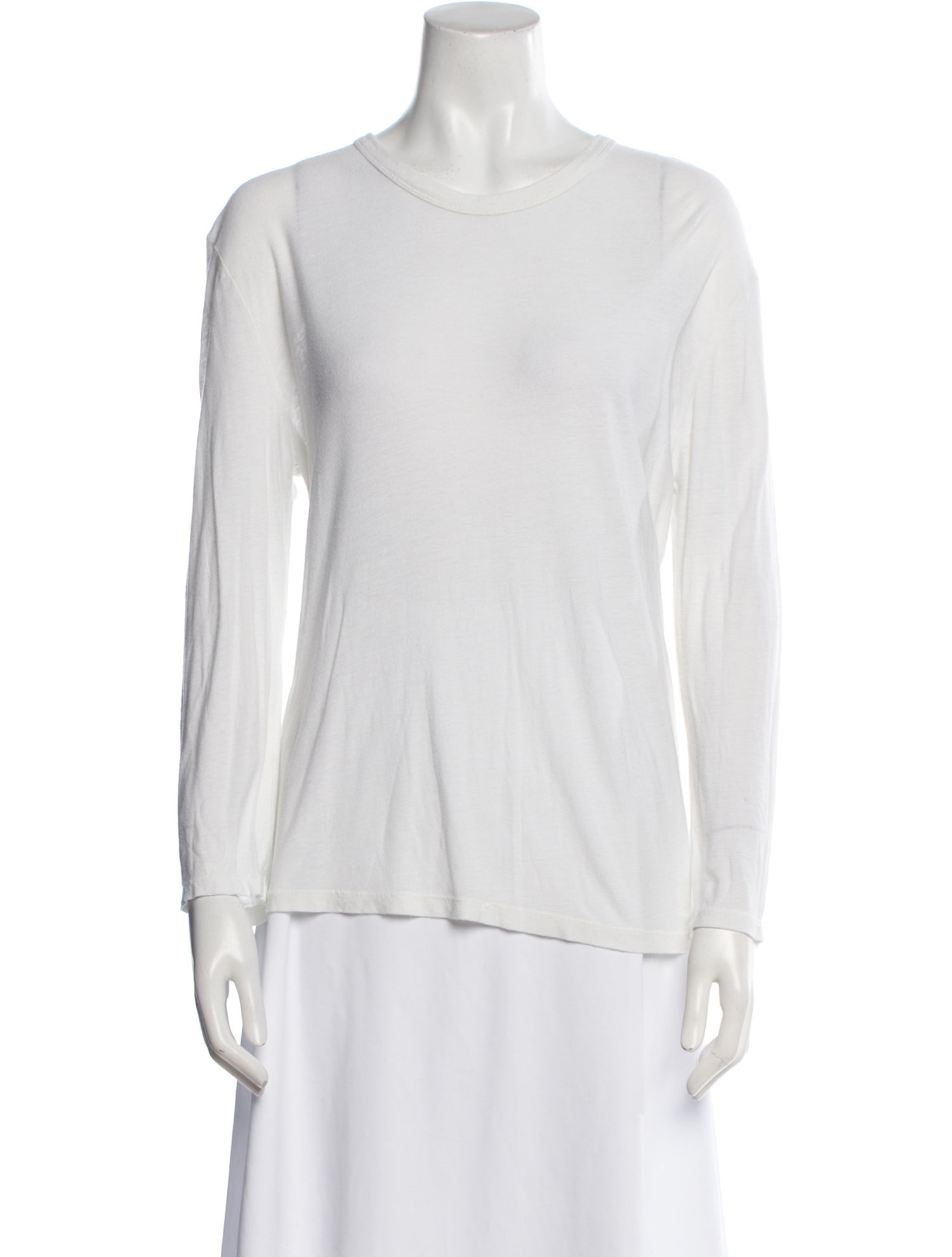 T by Alexander Wang Crew Neck Long Sleeve T-Shirt