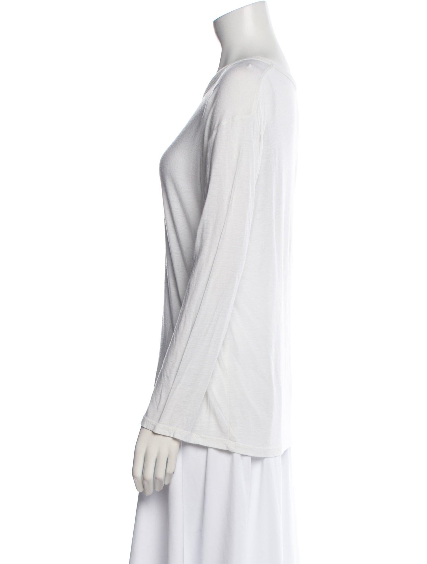 T by Alexander Wang Crew Neck Long Sleeve T-Shirt