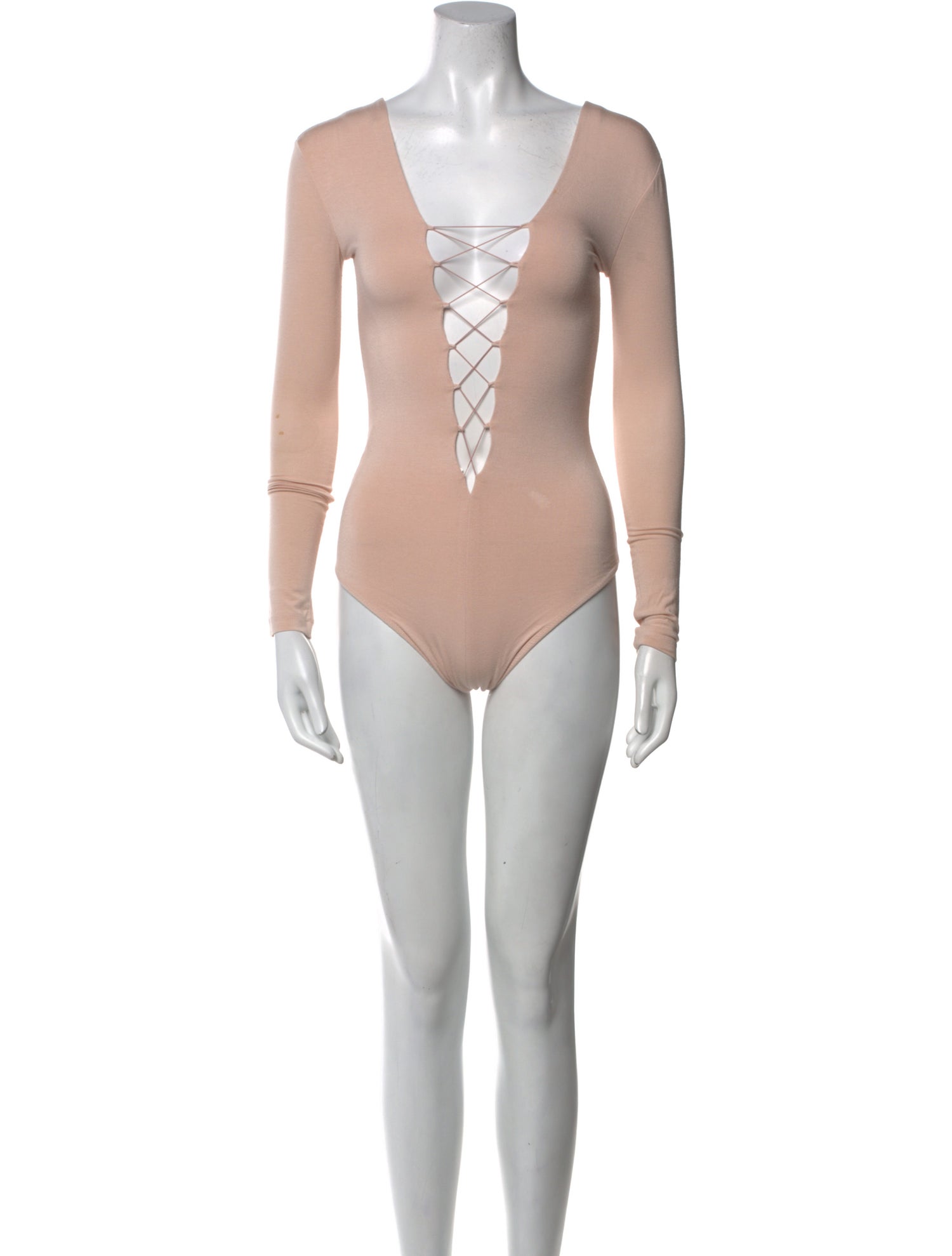 T by Alexander Wang V-Neck Long Sleeve Bodysuit