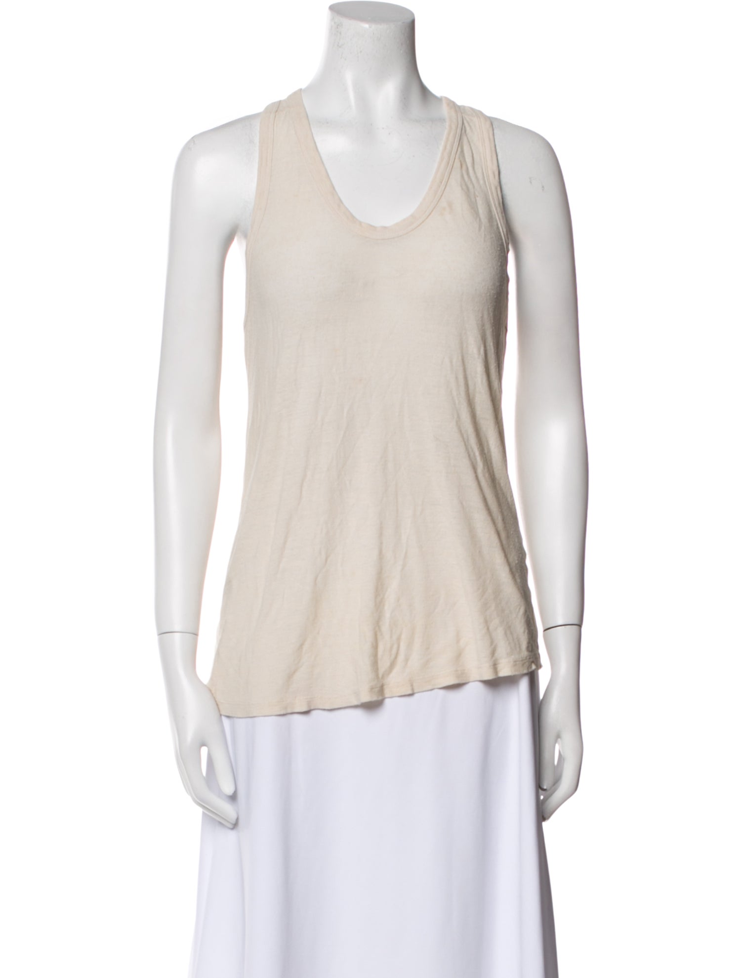 T by Alexander Wang Scoop Neck Sleeveless Top