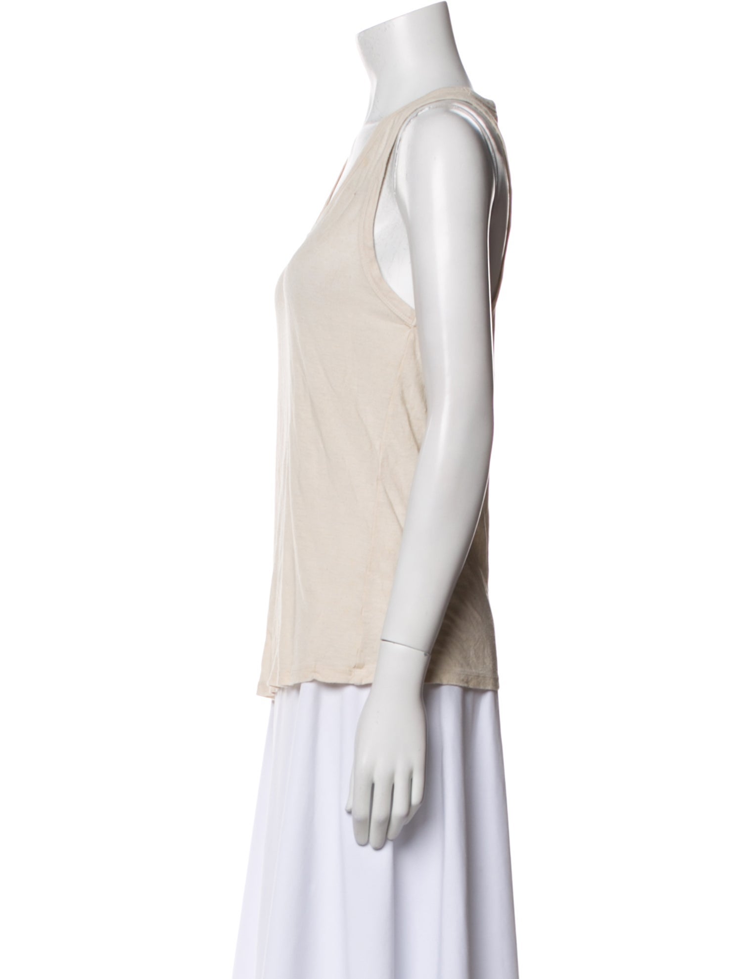 T by Alexander Wang Scoop Neck Sleeveless Top