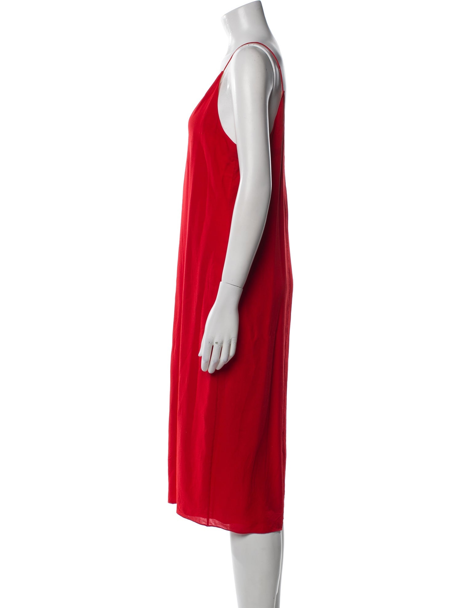 T by Alexander Wang Silk Midi Length Dress