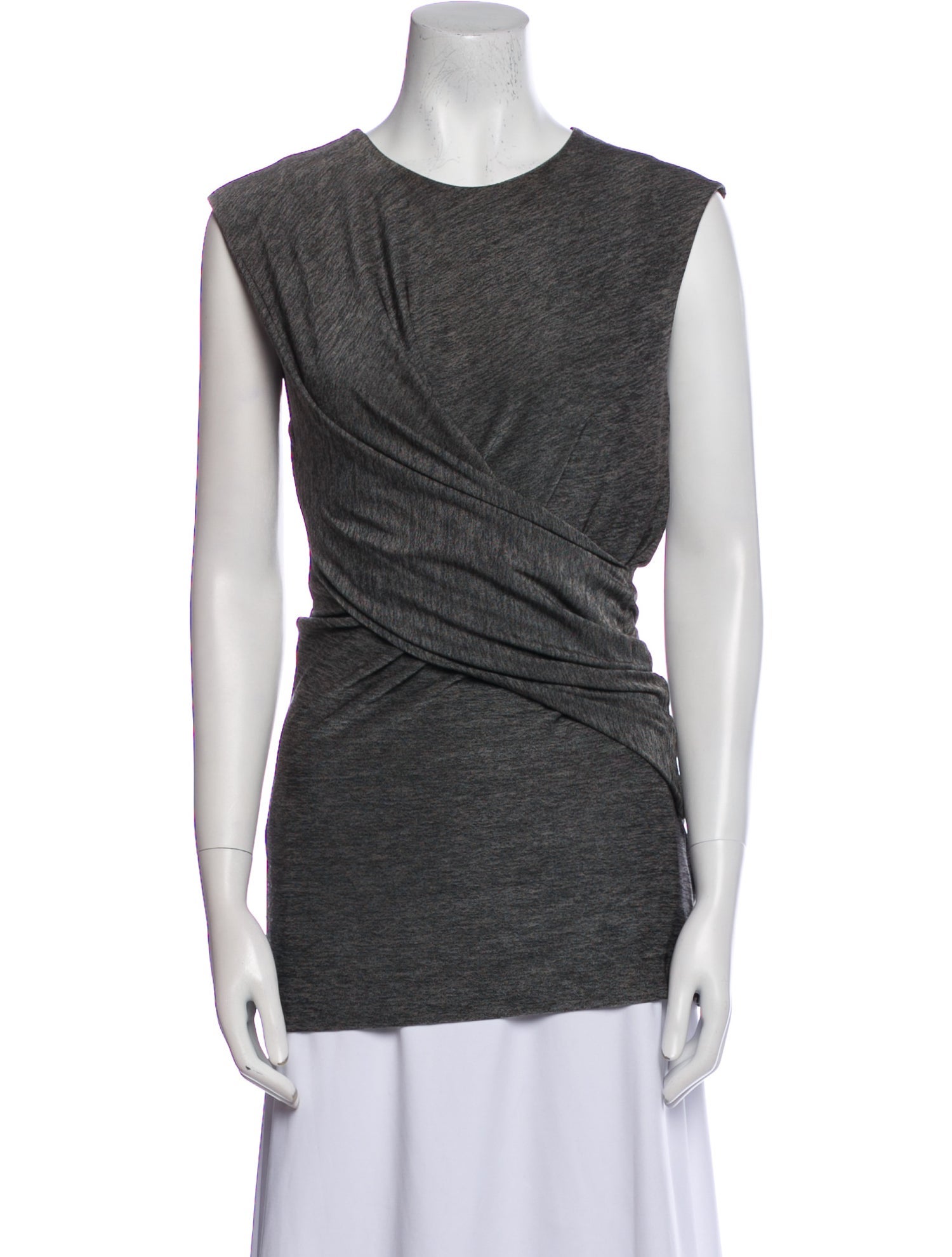 T by Alexander Wang Crew Neck Sleeveless Top