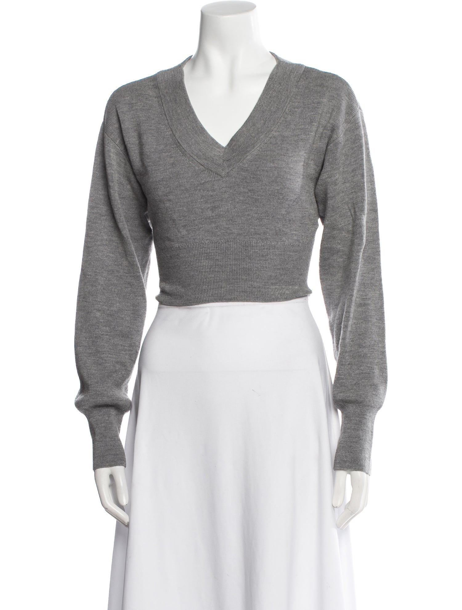T by Alexander Wang Wool V-Neck Sweater