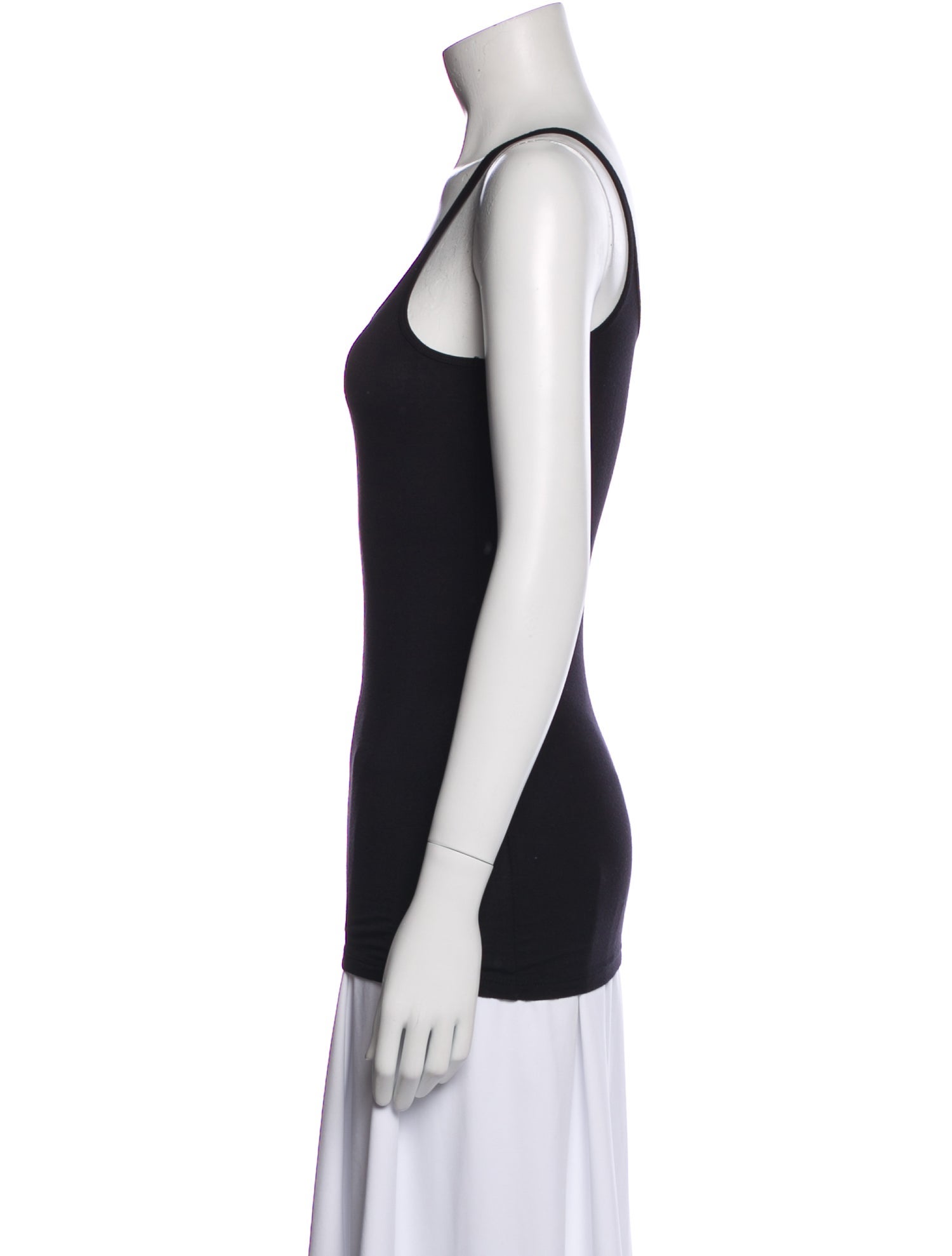 T by Alexander Wang Scoop Neck Sleeveless Top