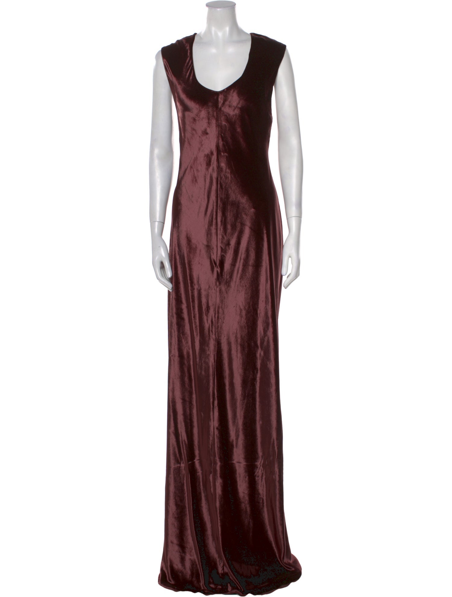 T by Alexander Wang Scoop Neck Long Dress