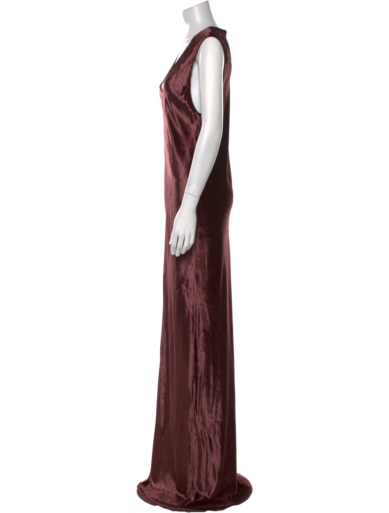 T by Alexander Wang Scoop Neck Long Dress