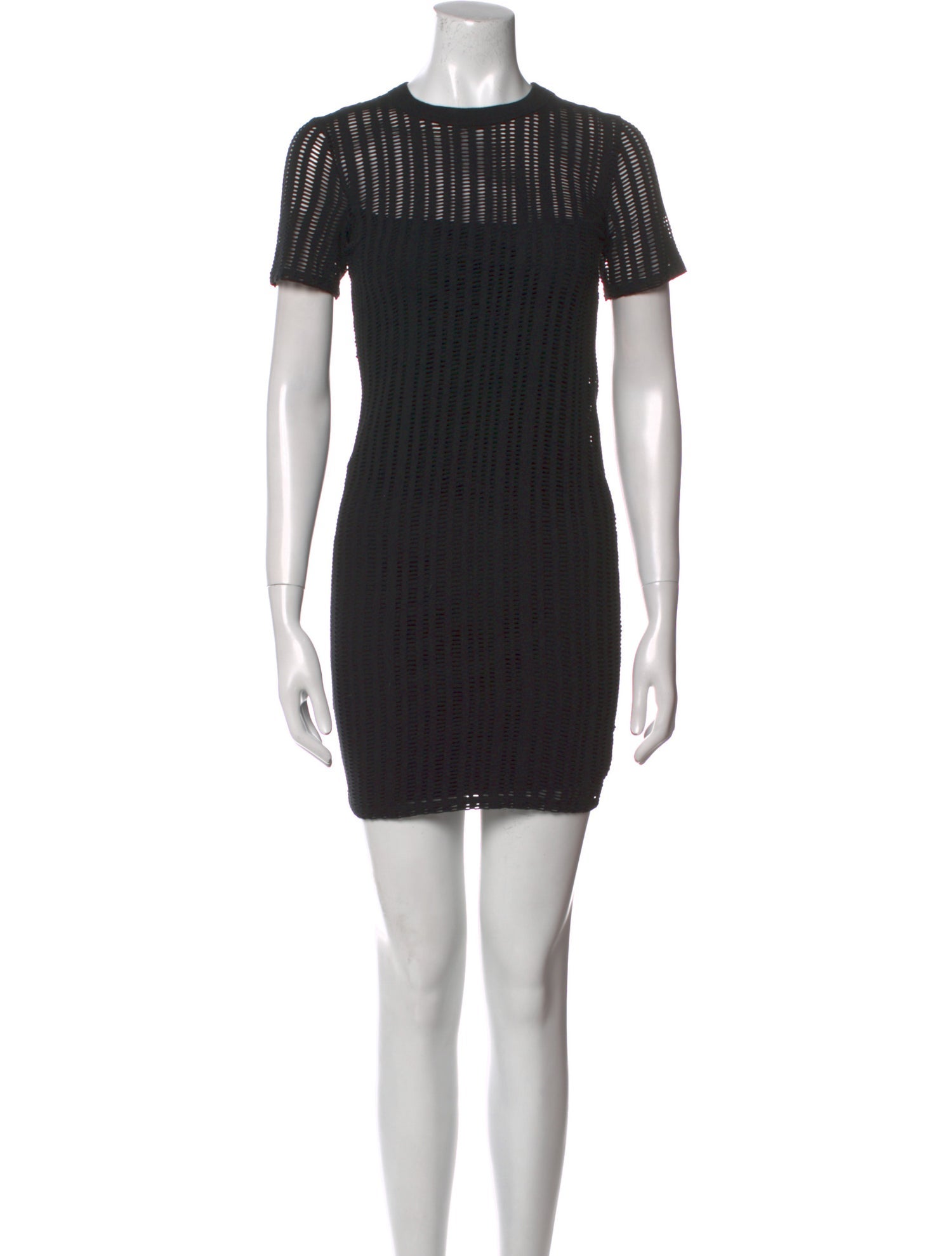 T by Alexander Wang Crew Neck Mini Dress