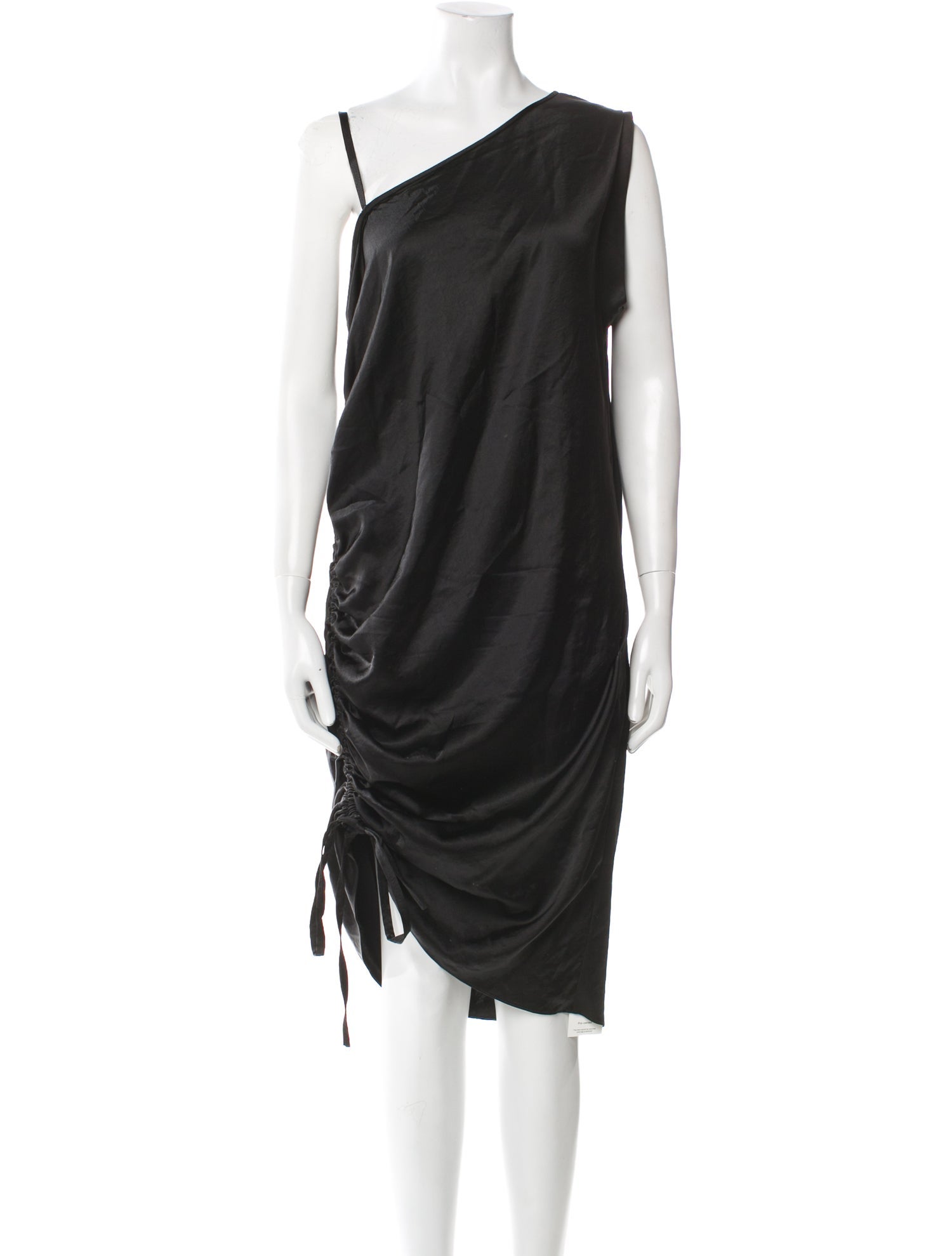 T by Alexander Wang One-Shoulder Midi Length Dress