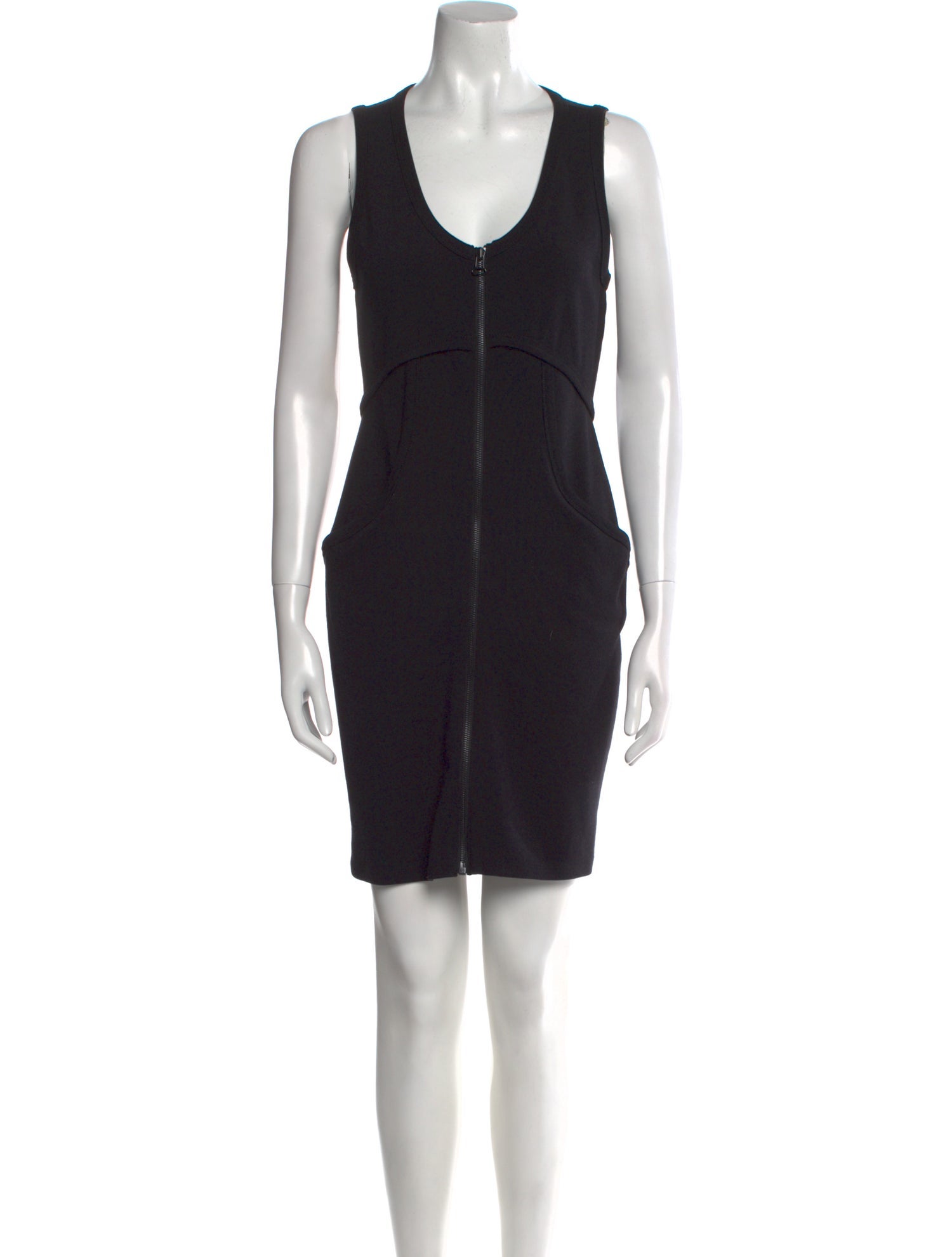 T by Alexander Wang Scoop Neck Mini Dress