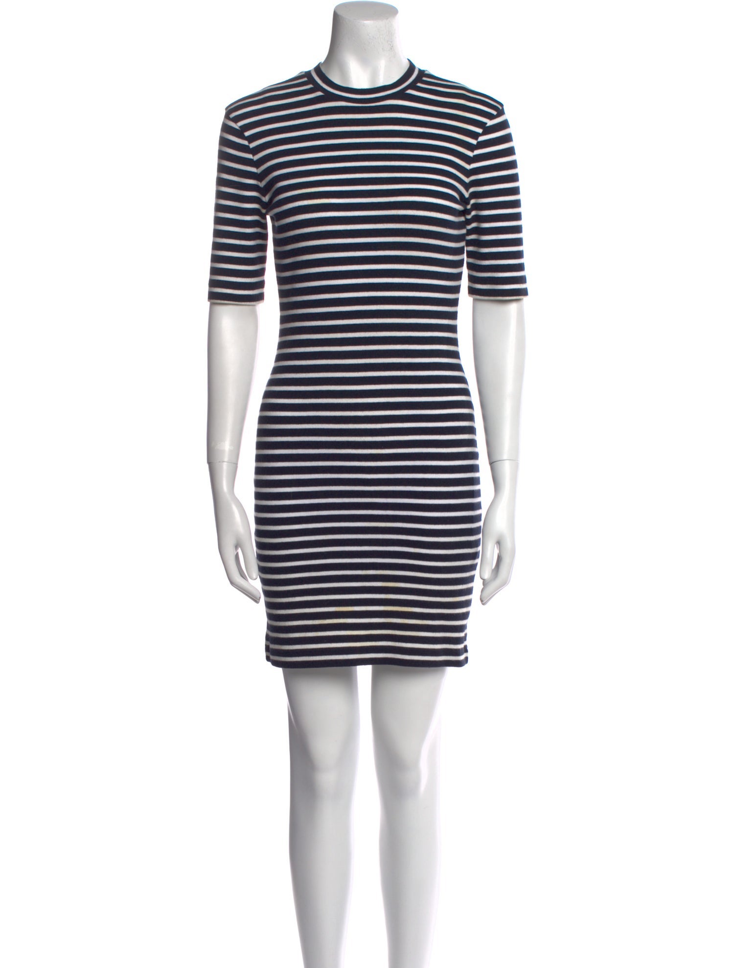 T by Alexander Wang Striped Mini Dress
