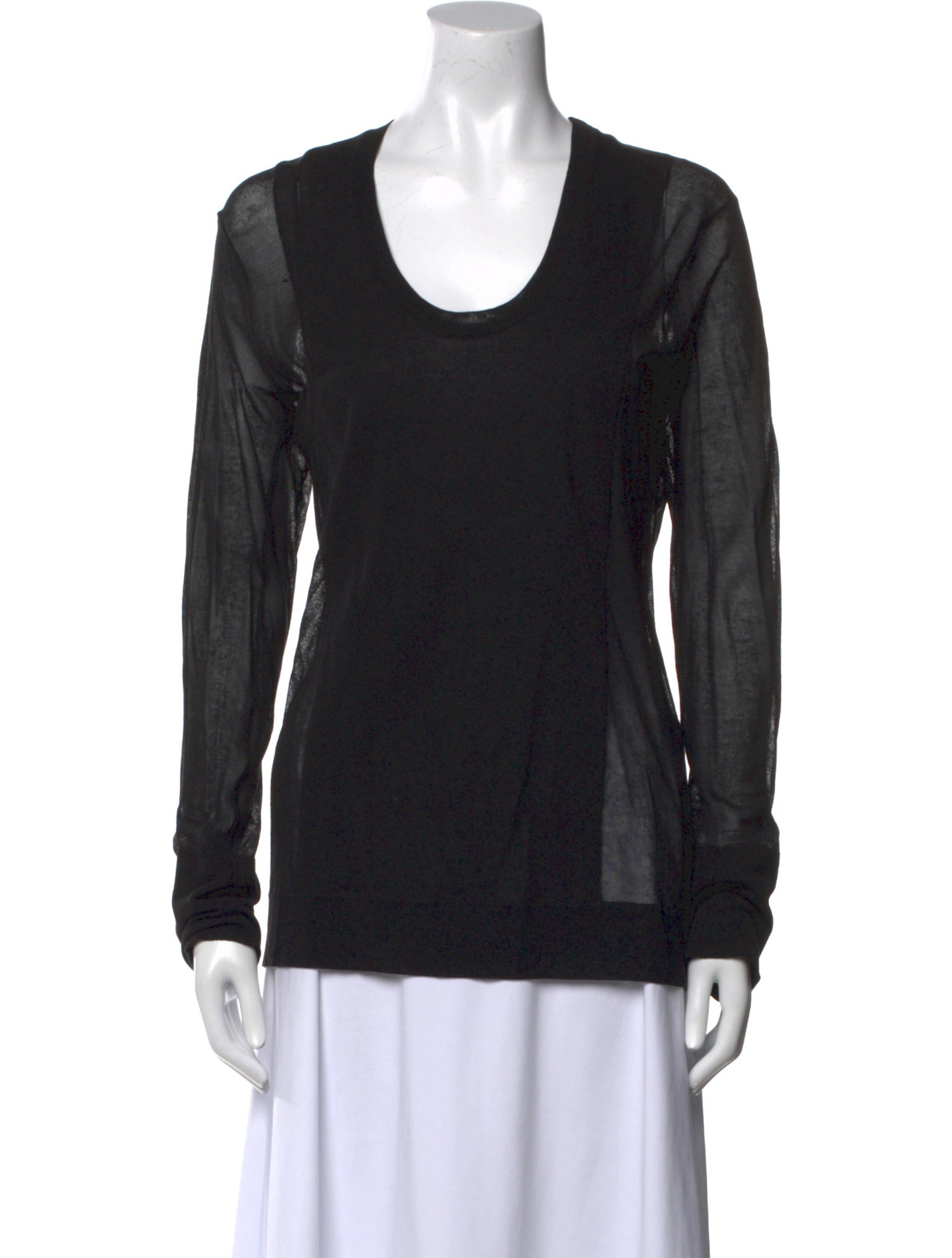 T by Alexander Wang Scoop Neck Sweater