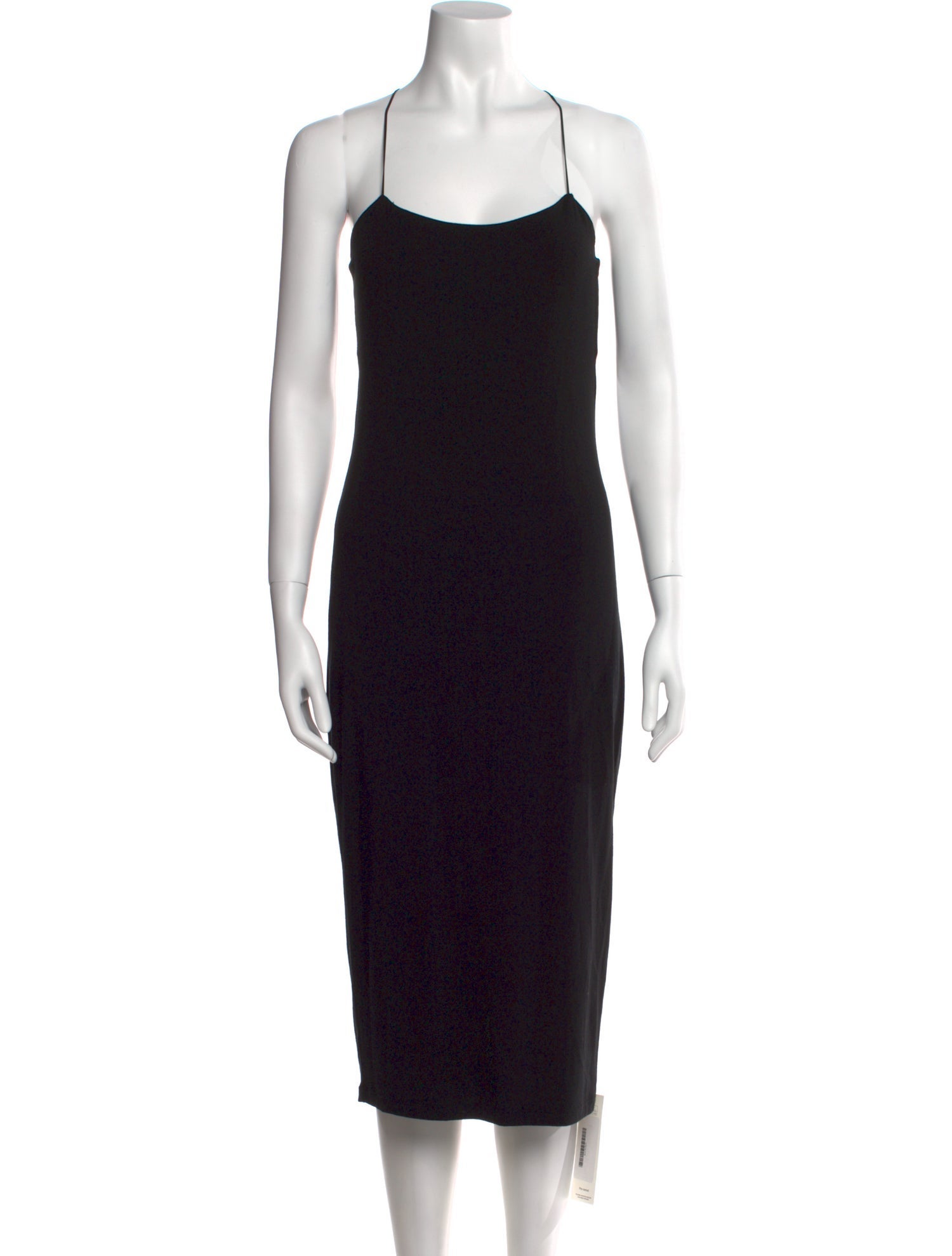 T by Alexander Wang Square Neckline Midi Length Dress