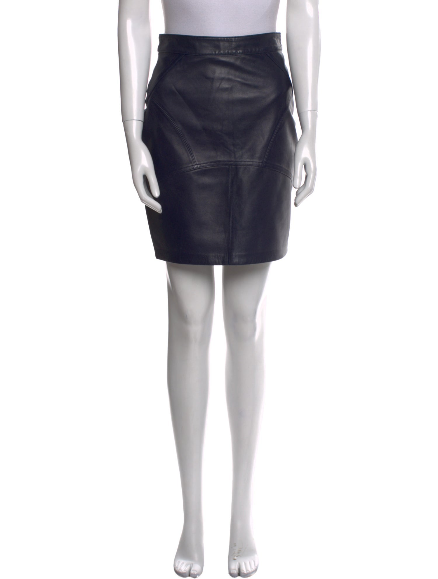 T by Alexander Wang Lambskin Mini Skirt