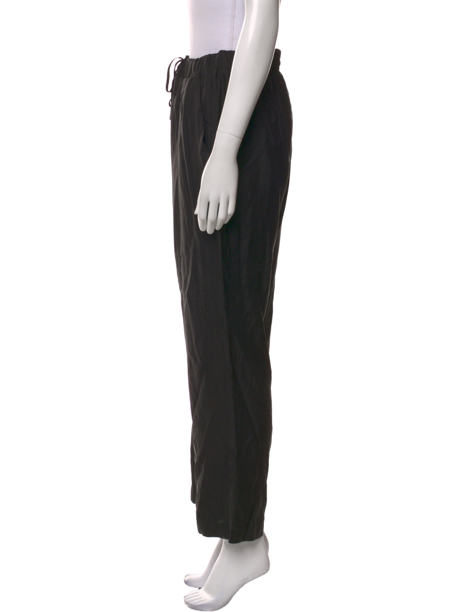 T by Alexander Wang Silk Wide Leg Pants
