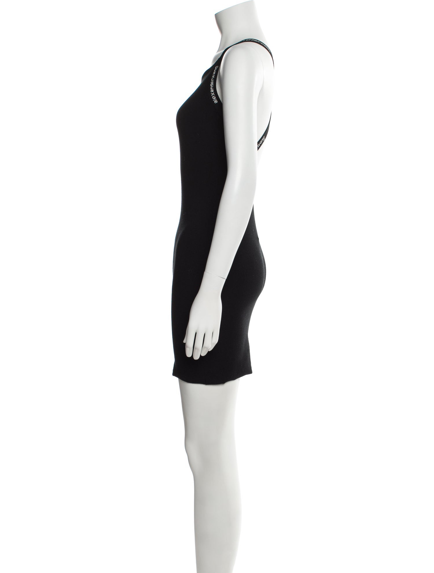 T by Alexander Wang Square Neckline Mini Dress