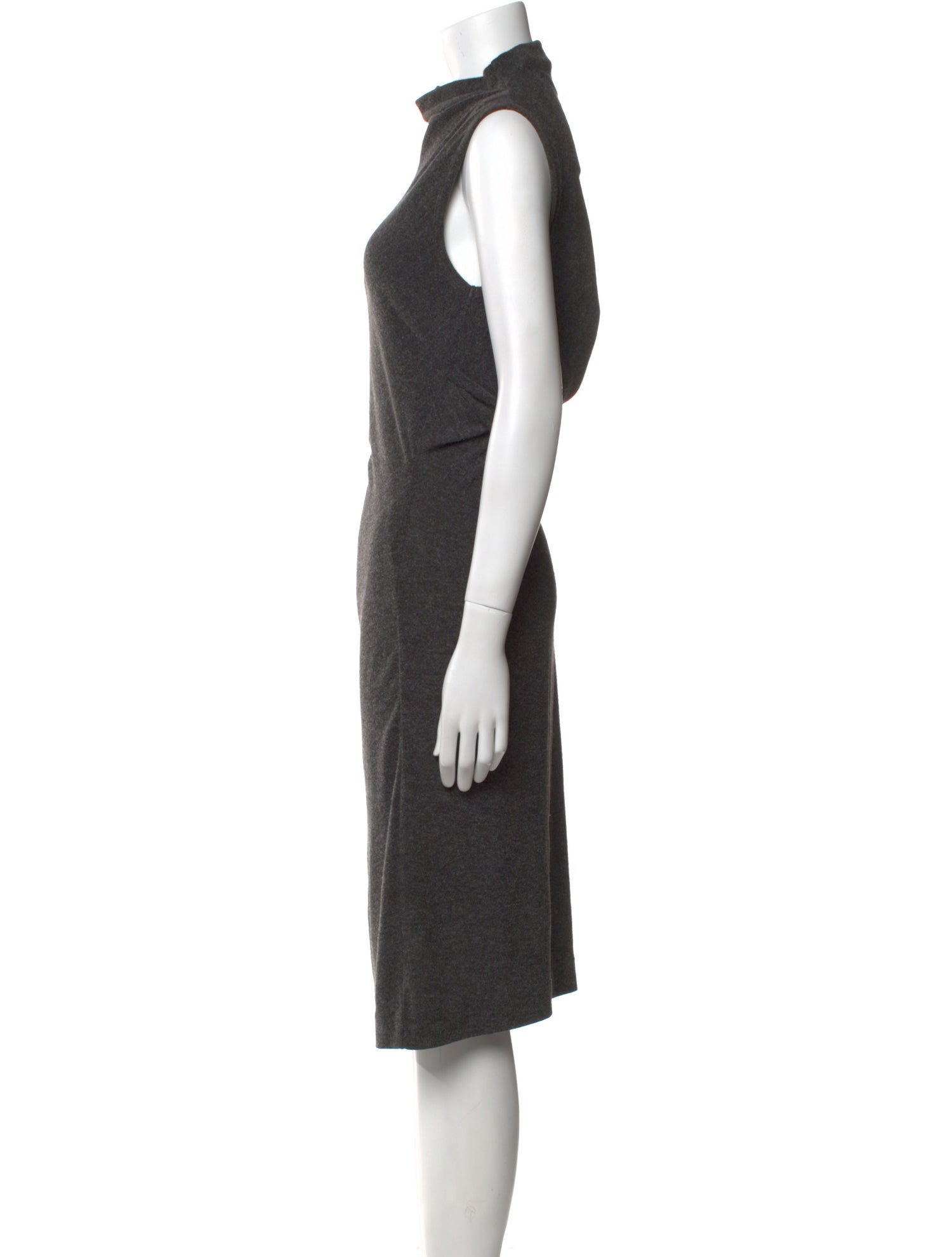 T by Alexander Wang Turtleneck Midi Length Dress