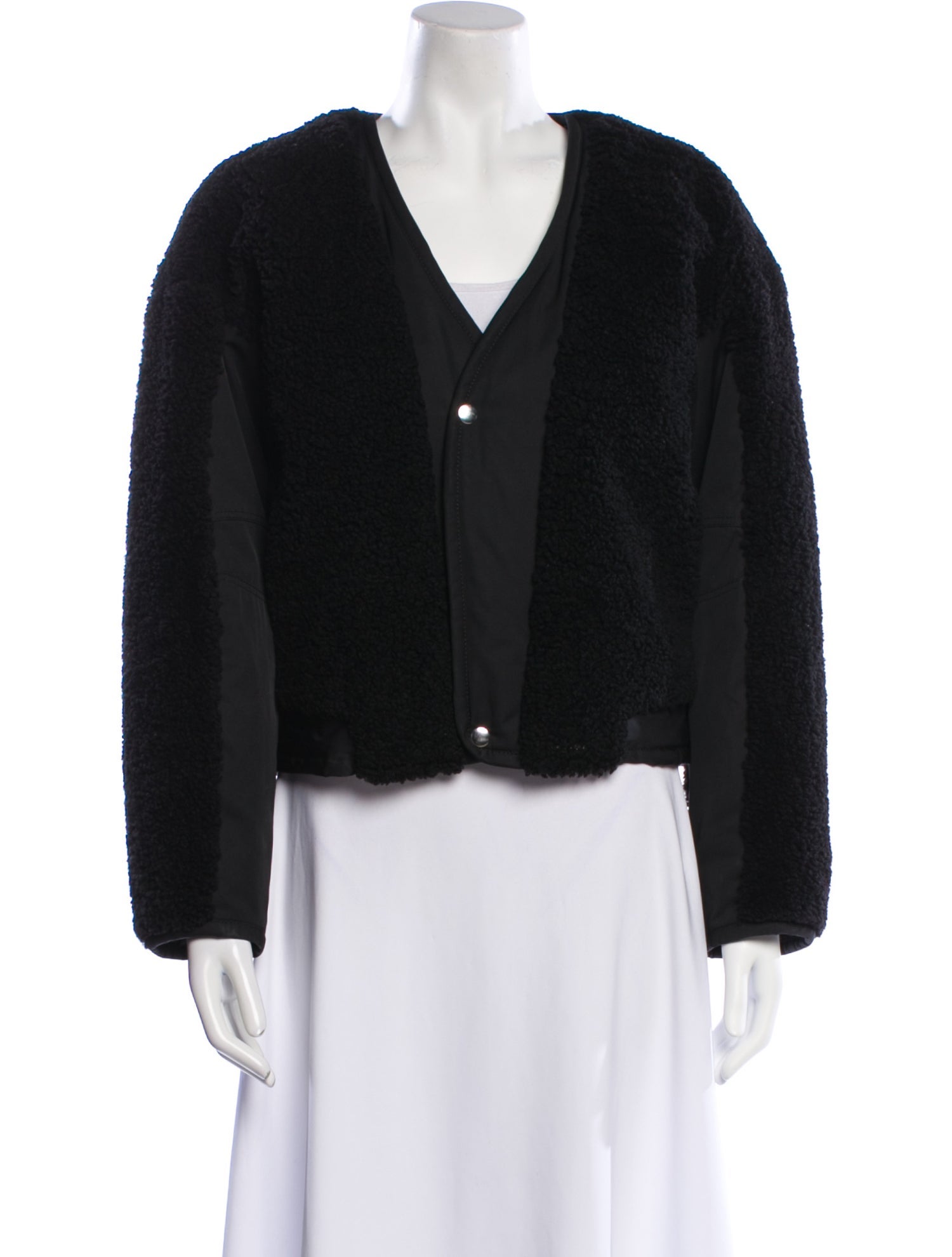 T by Alexander Wang Faux Shearling Faux Fur Jacket