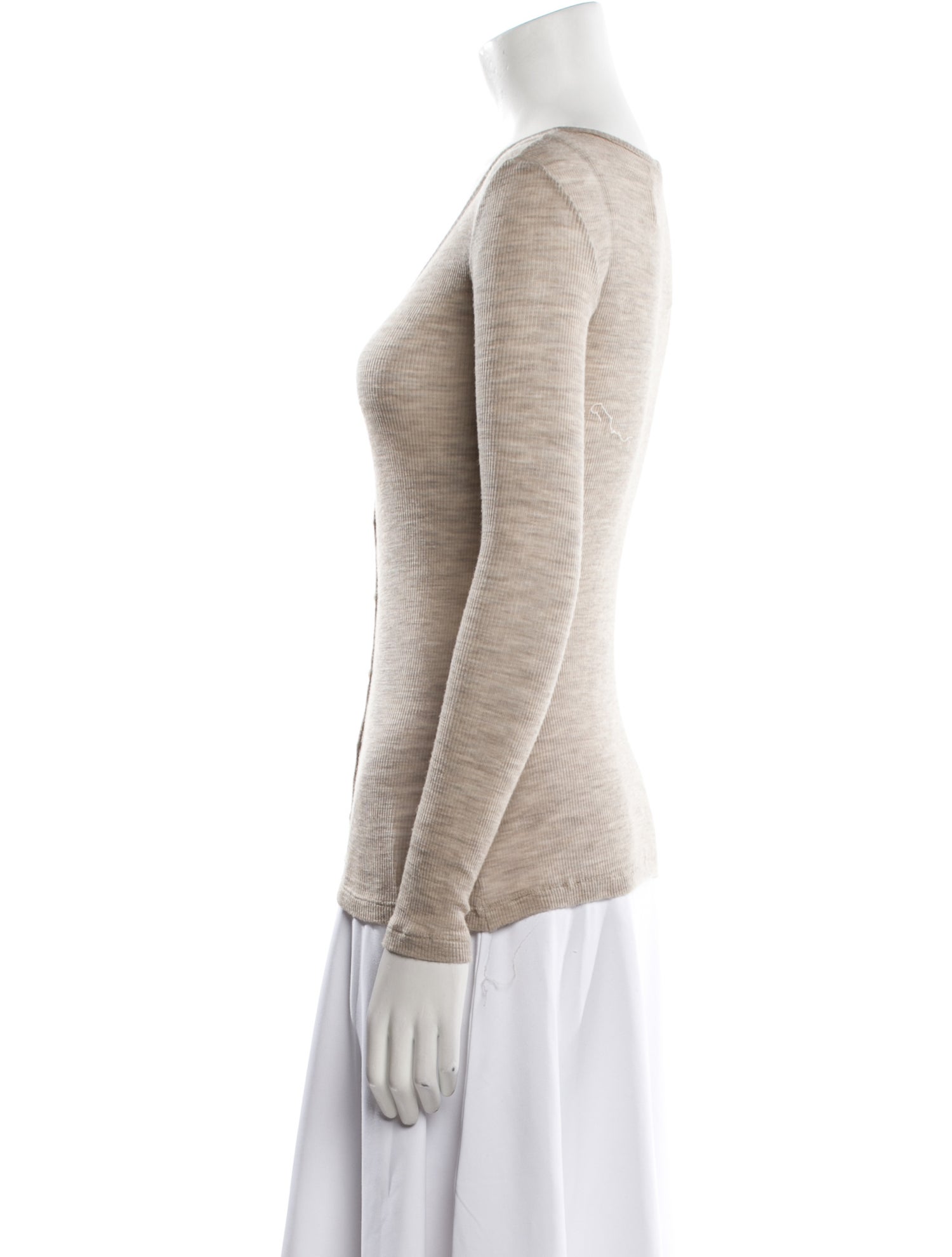 T by Alexander Wang Wool V-Neck Top