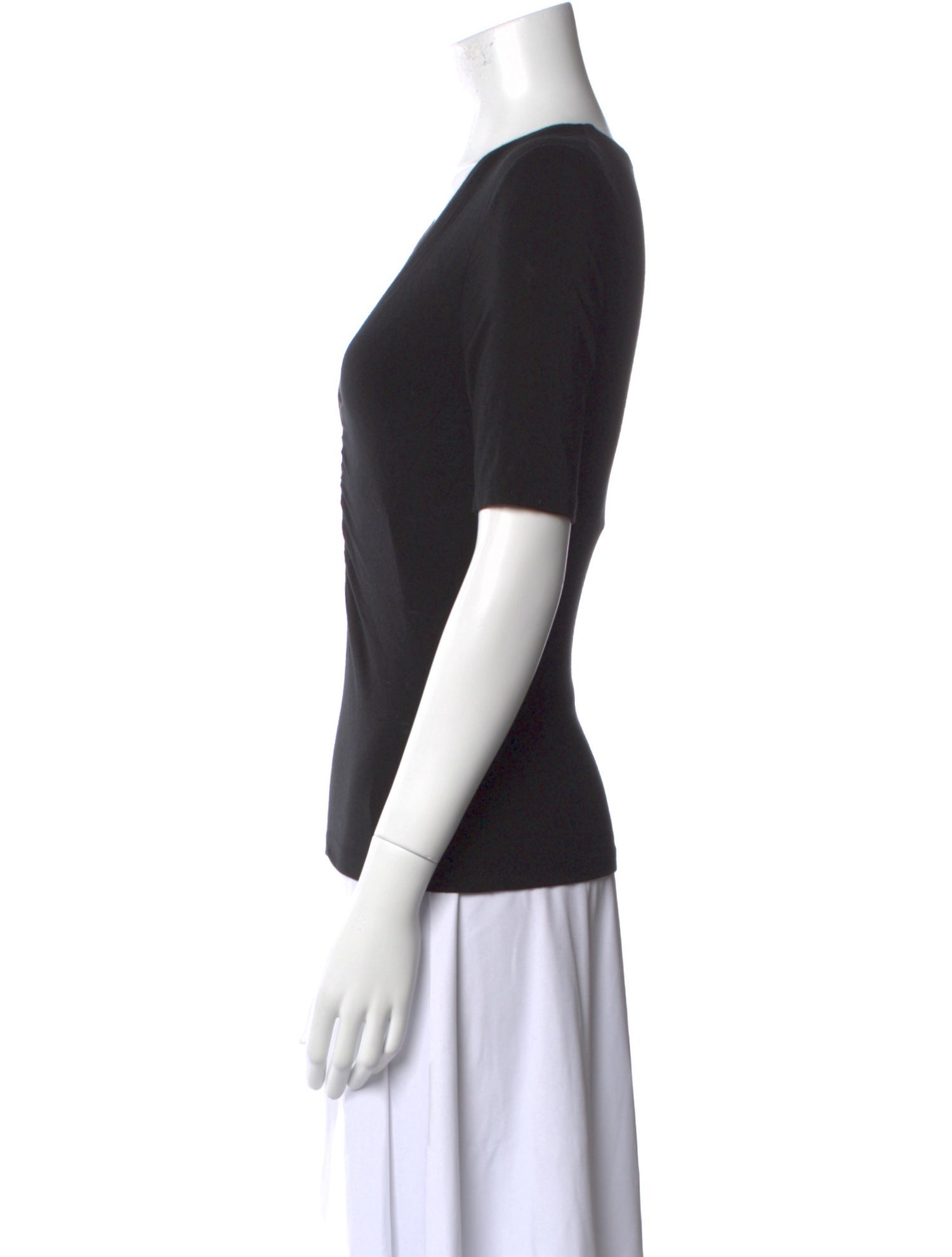 T by Alexander Wang V-Neck Short Sleeve T-Shirt