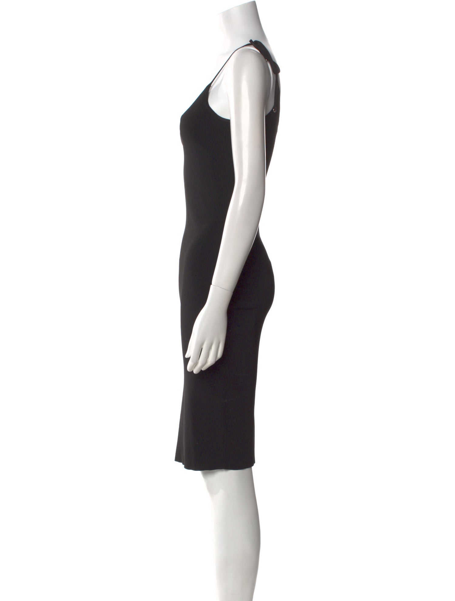 T by Alexander Wang Scoop Neck Knee-Length Dress