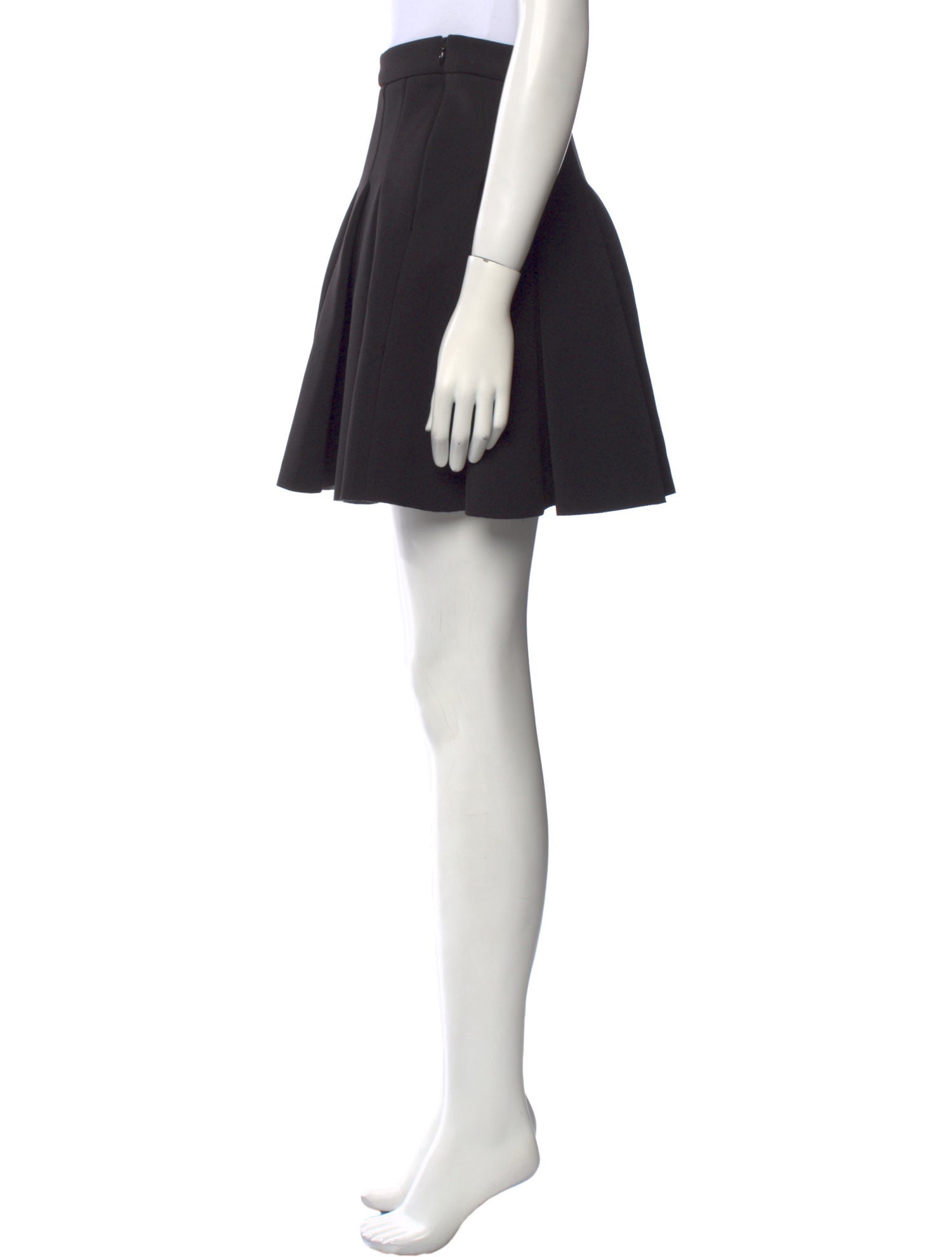 T by Alexander Wang Pleated Accents Mini Skirt