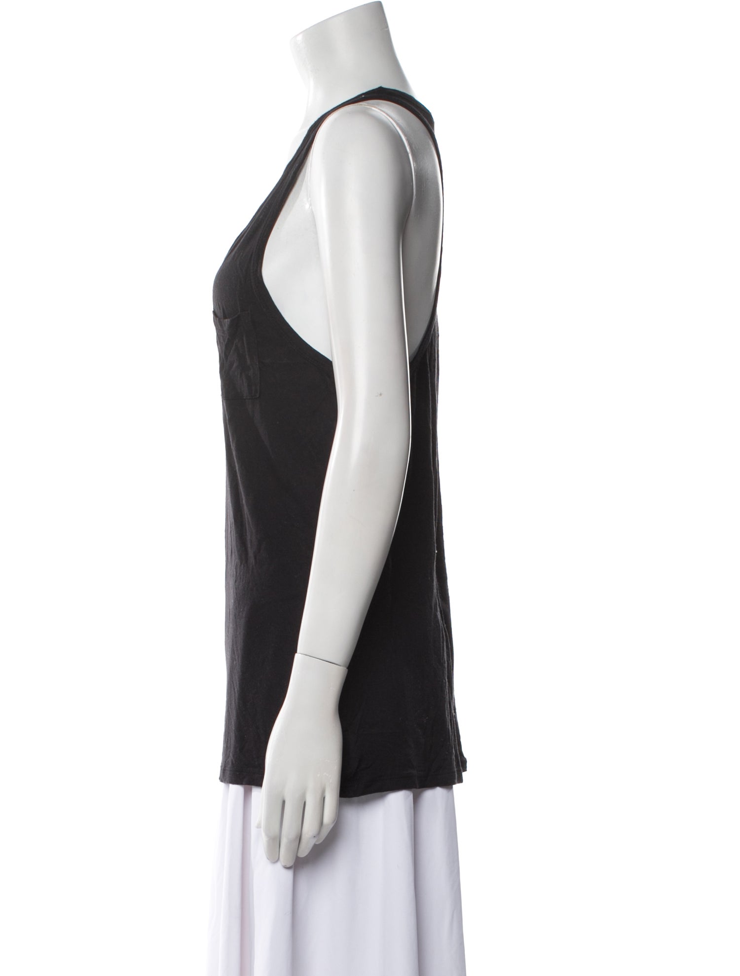 T by Alexander Wang Scoop Neck Sleeveless Top