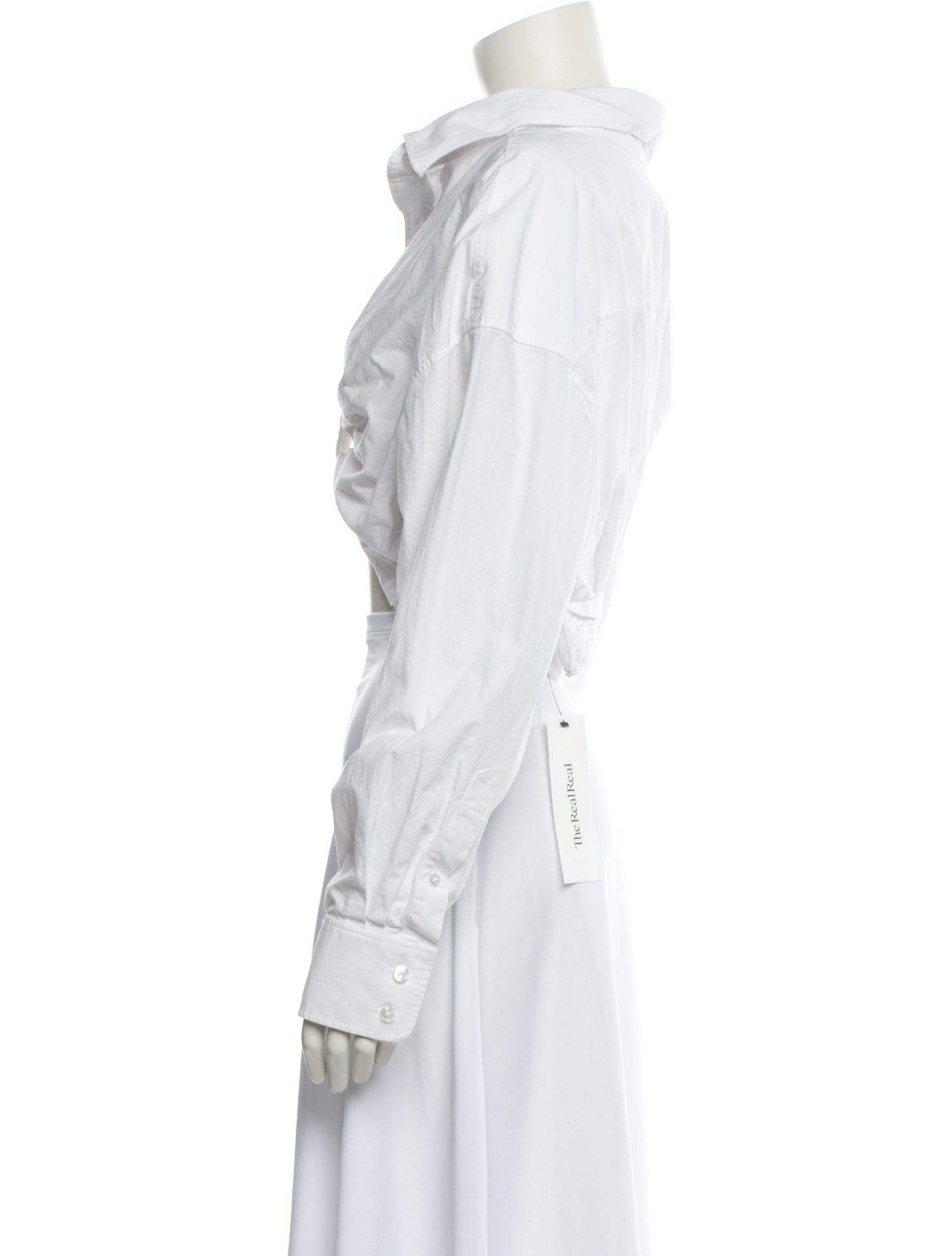 T by Alexander Wang Long Sleeve Crop Top