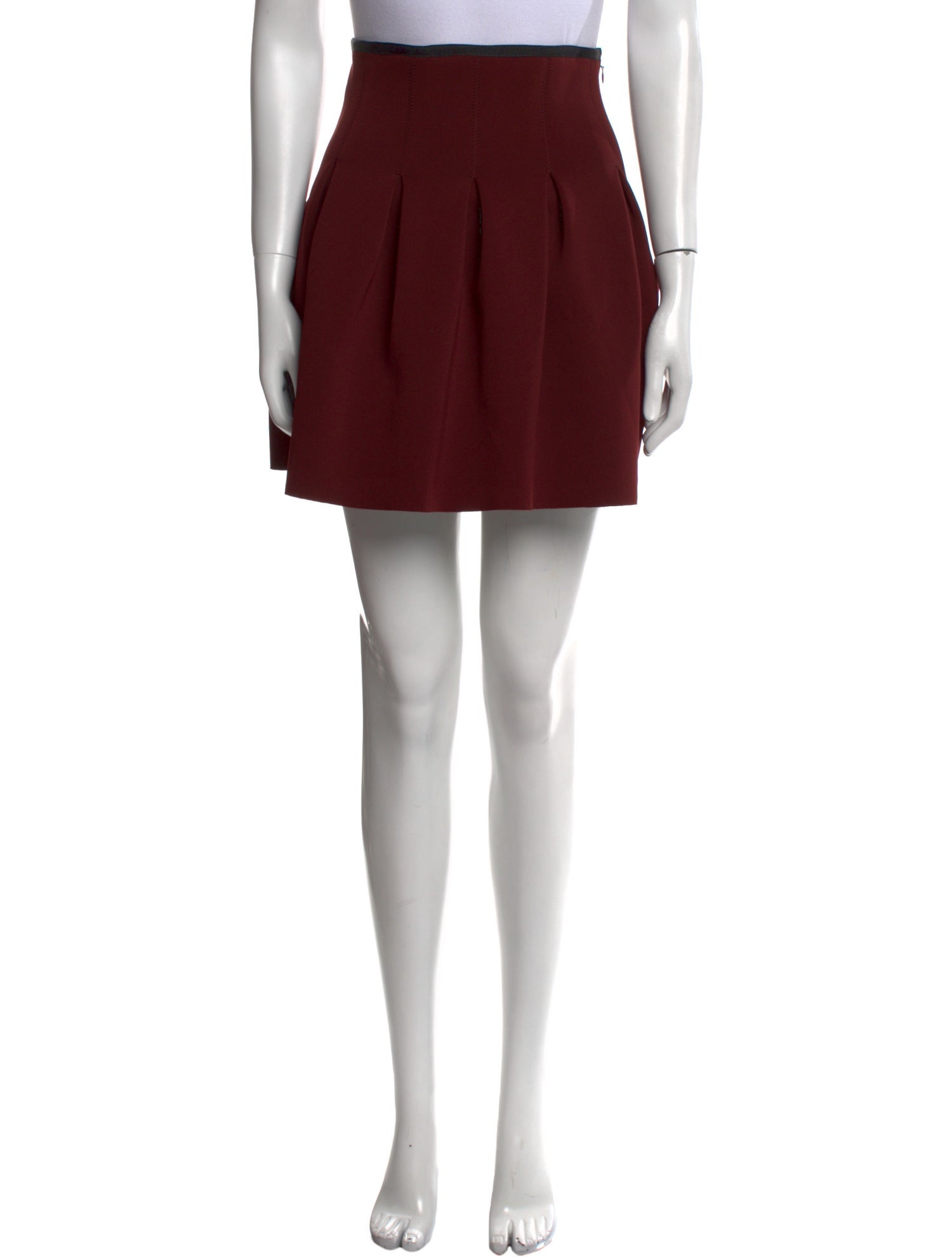 T by Alexander Wang Pleated Accents Mini Skirt